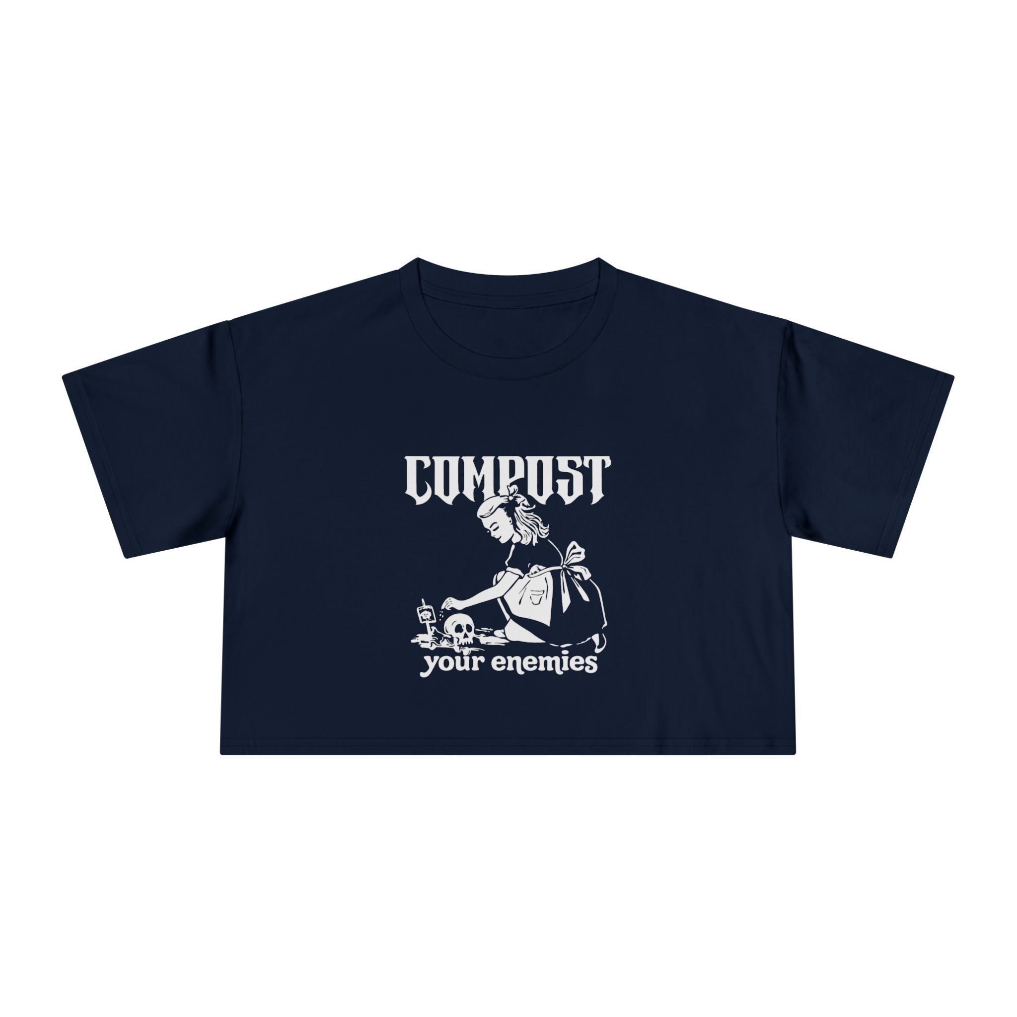 Crop Tee – Compost Your Enemies