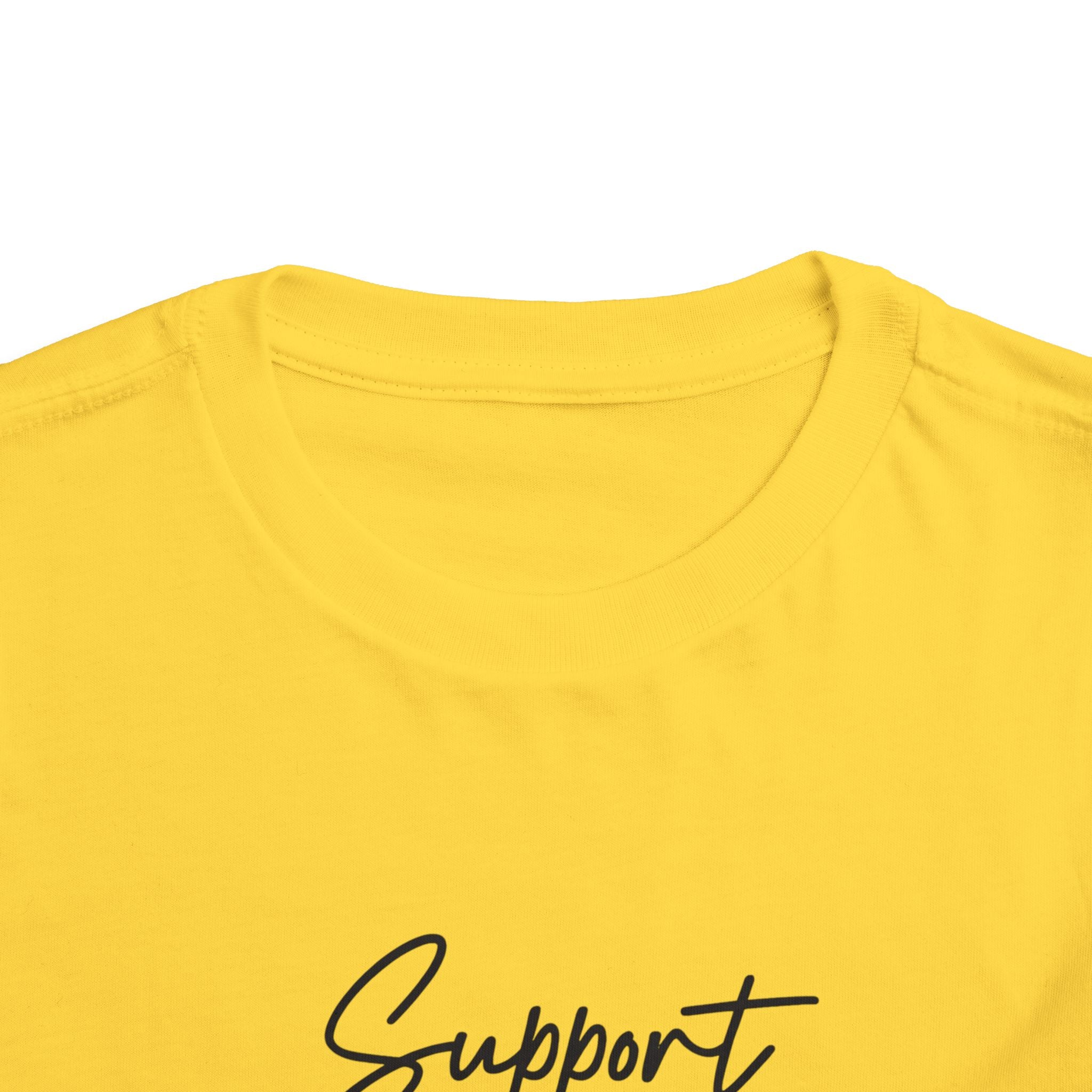 White Ribbon Support Toddler Tee