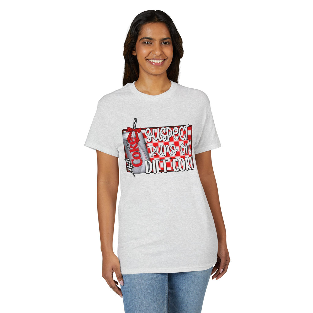 Suspects Runs on Diet Coke Gildan unisex T-Shirt