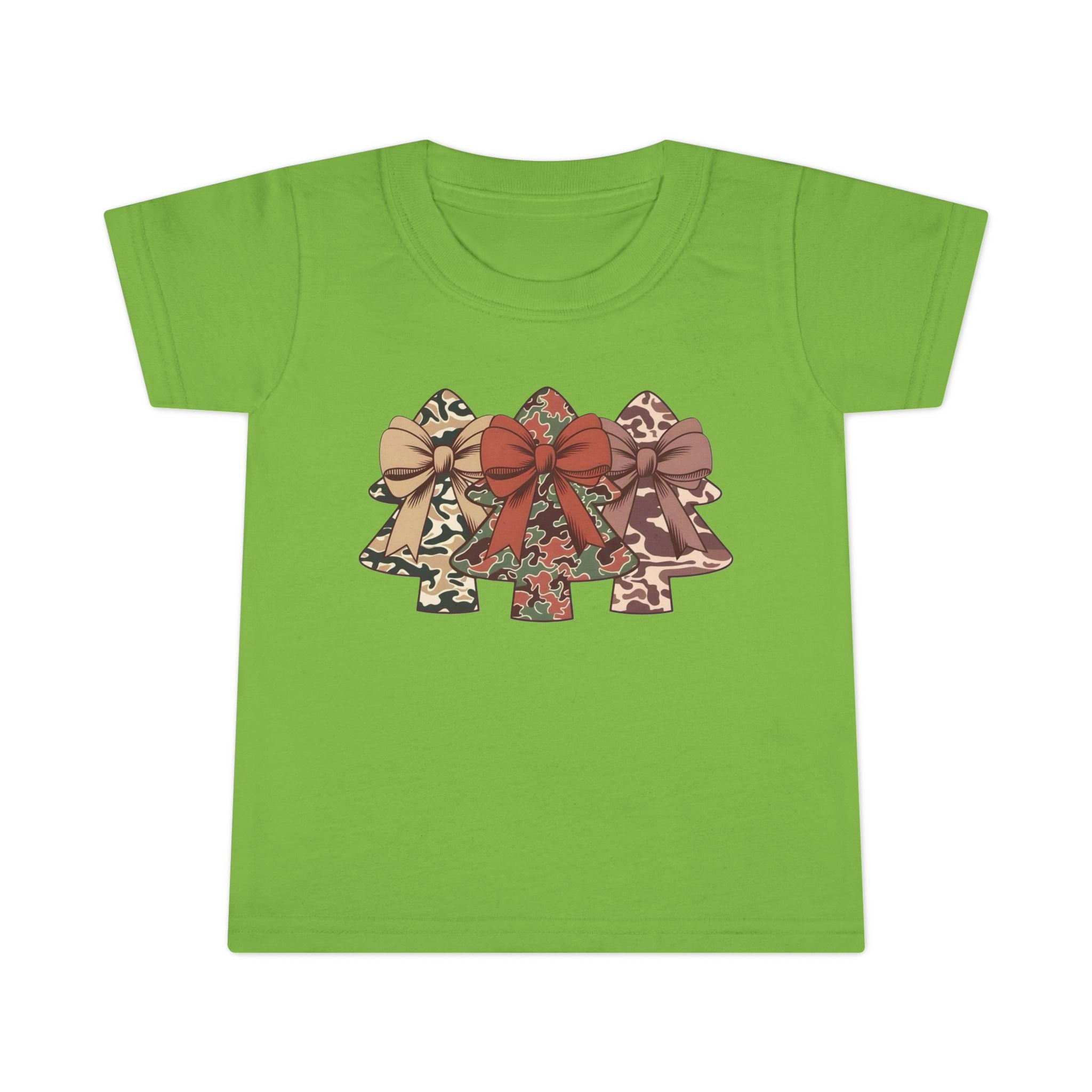 Camo Bow Trees Toddler T-Shirt