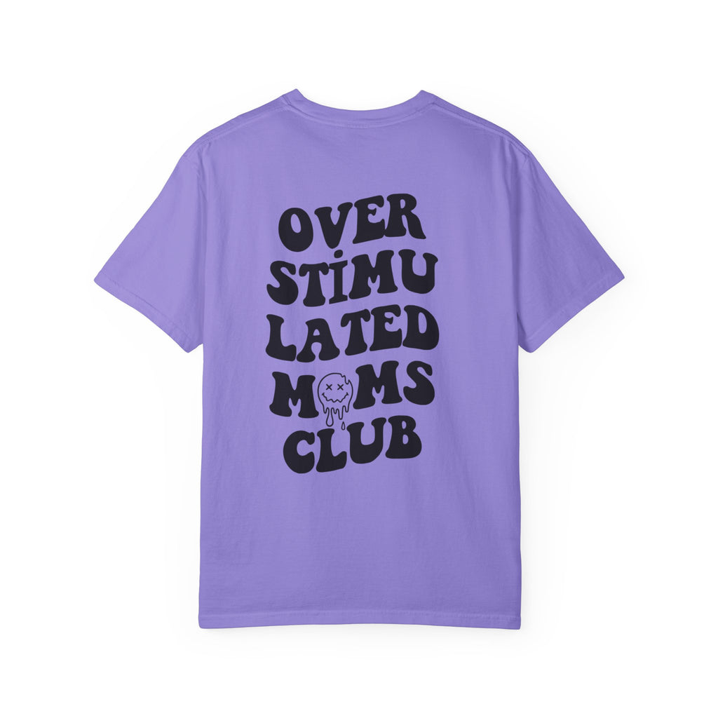 Smiley Overstimulated Moms Club Unisex T-Shirt