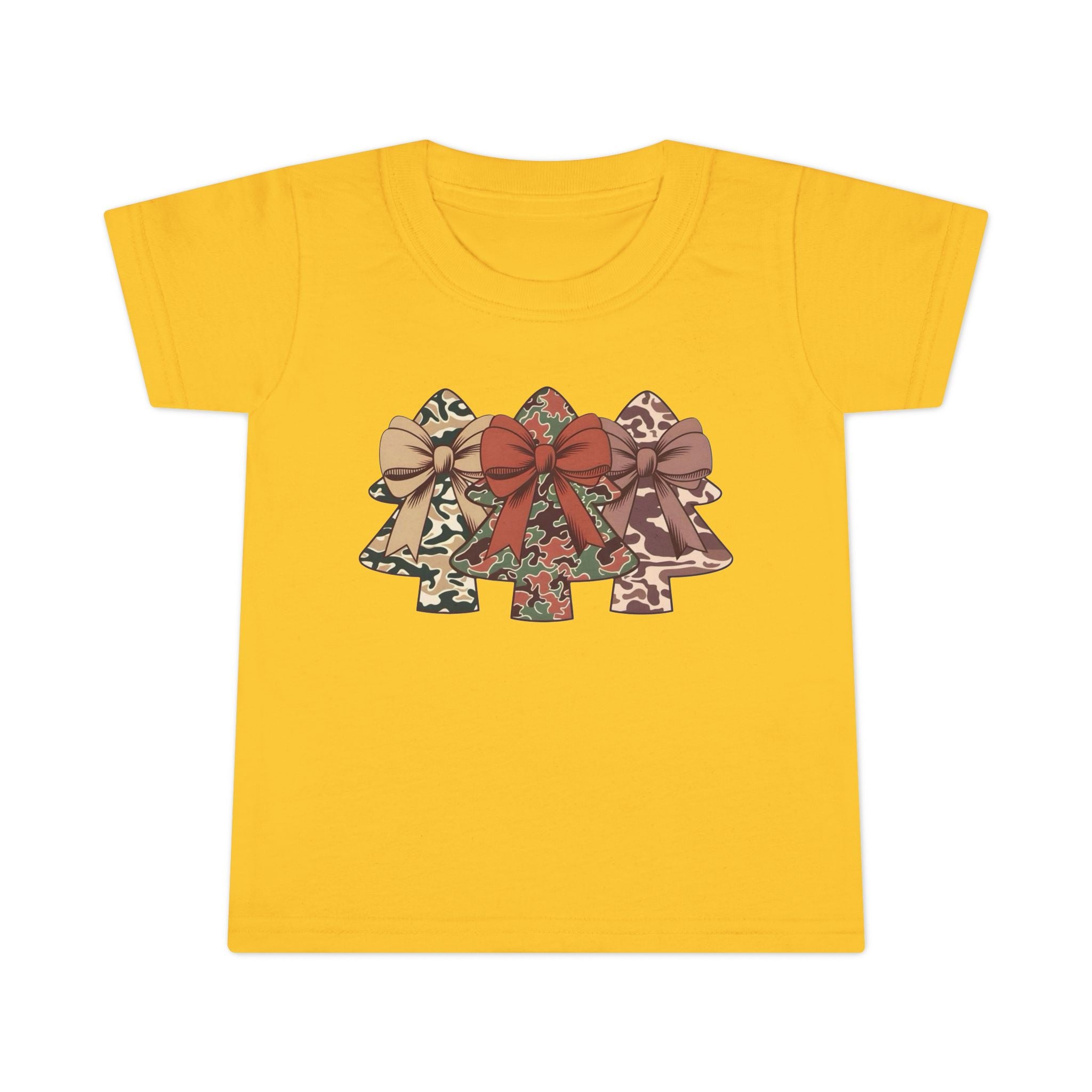 Camo Bow Trees Toddler T-Shirt