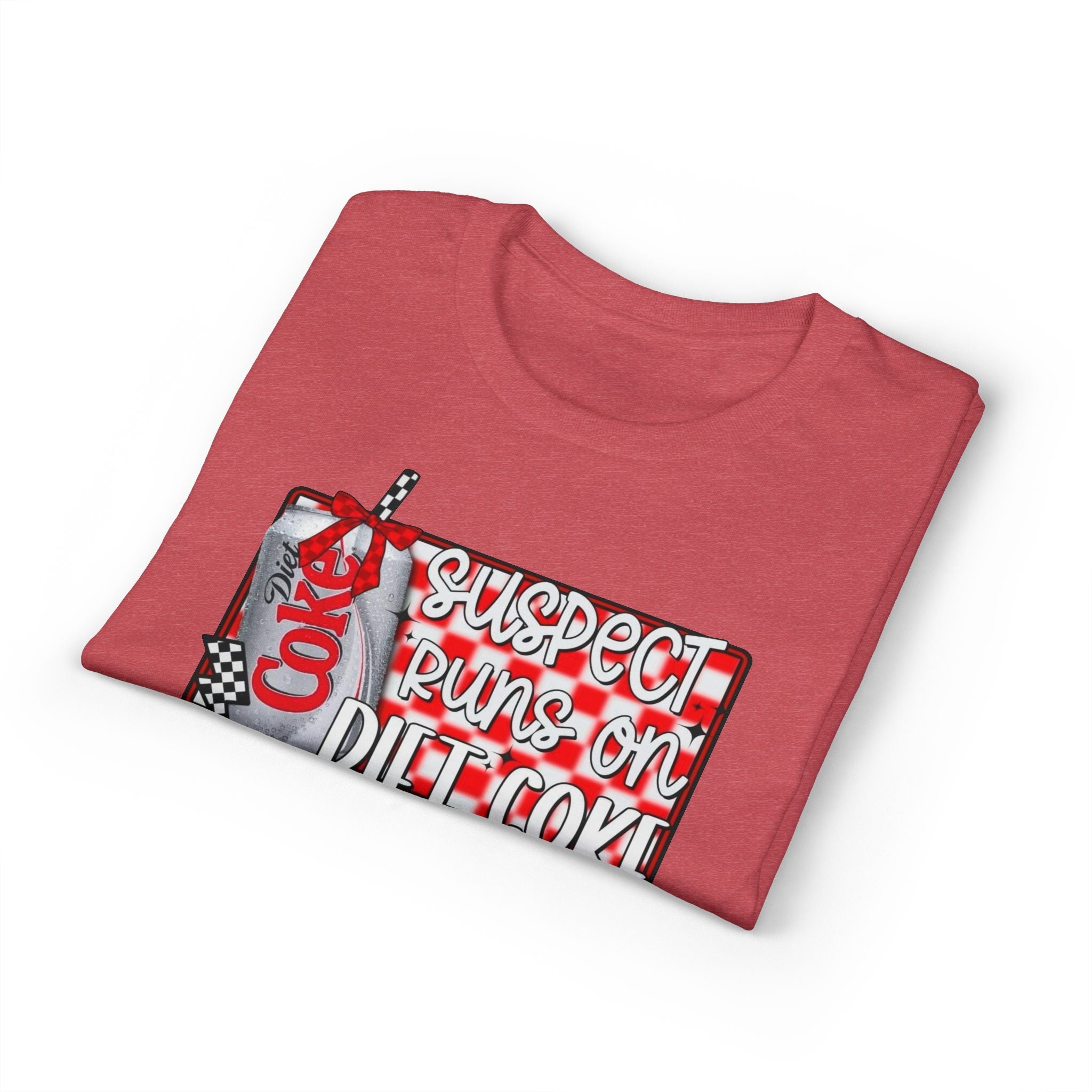 Suspects Runs on Diet Coke Gildan unisex T-Shirt