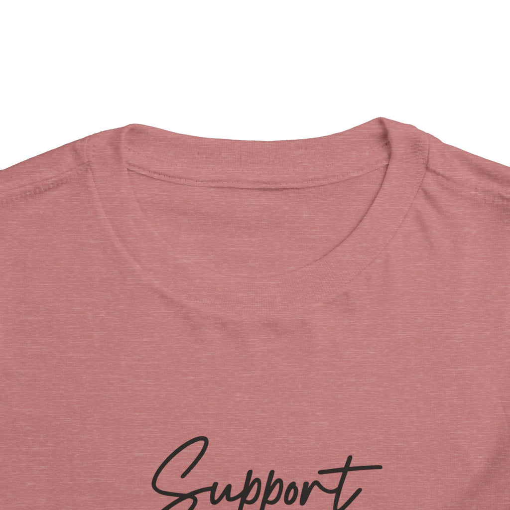 White Ribbon Support Toddler Tee