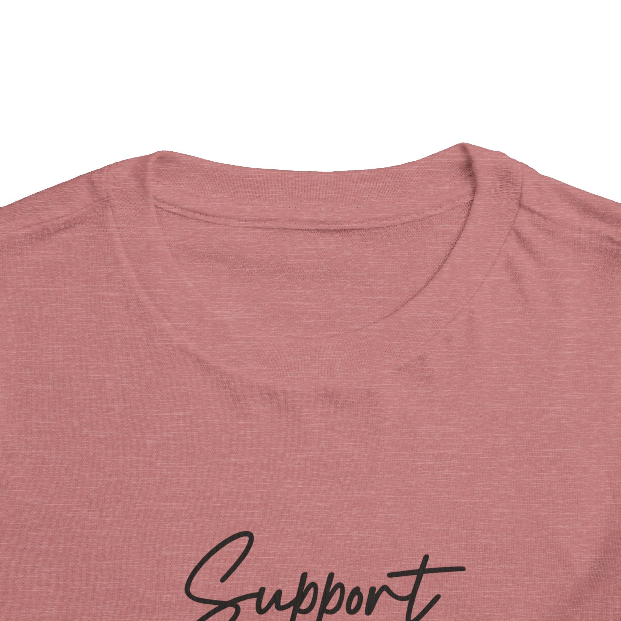 White Ribbon Support Toddler Tee