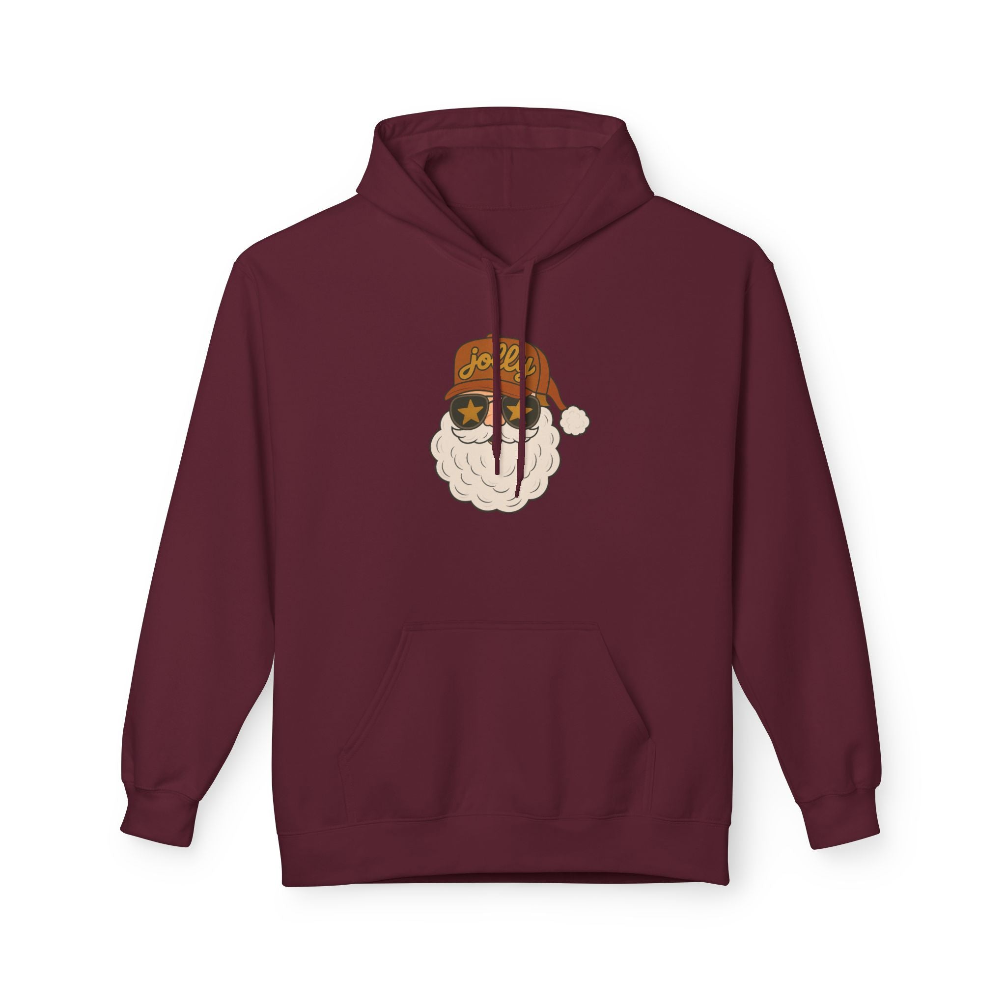 Jolly Santa Fleece Hoodie