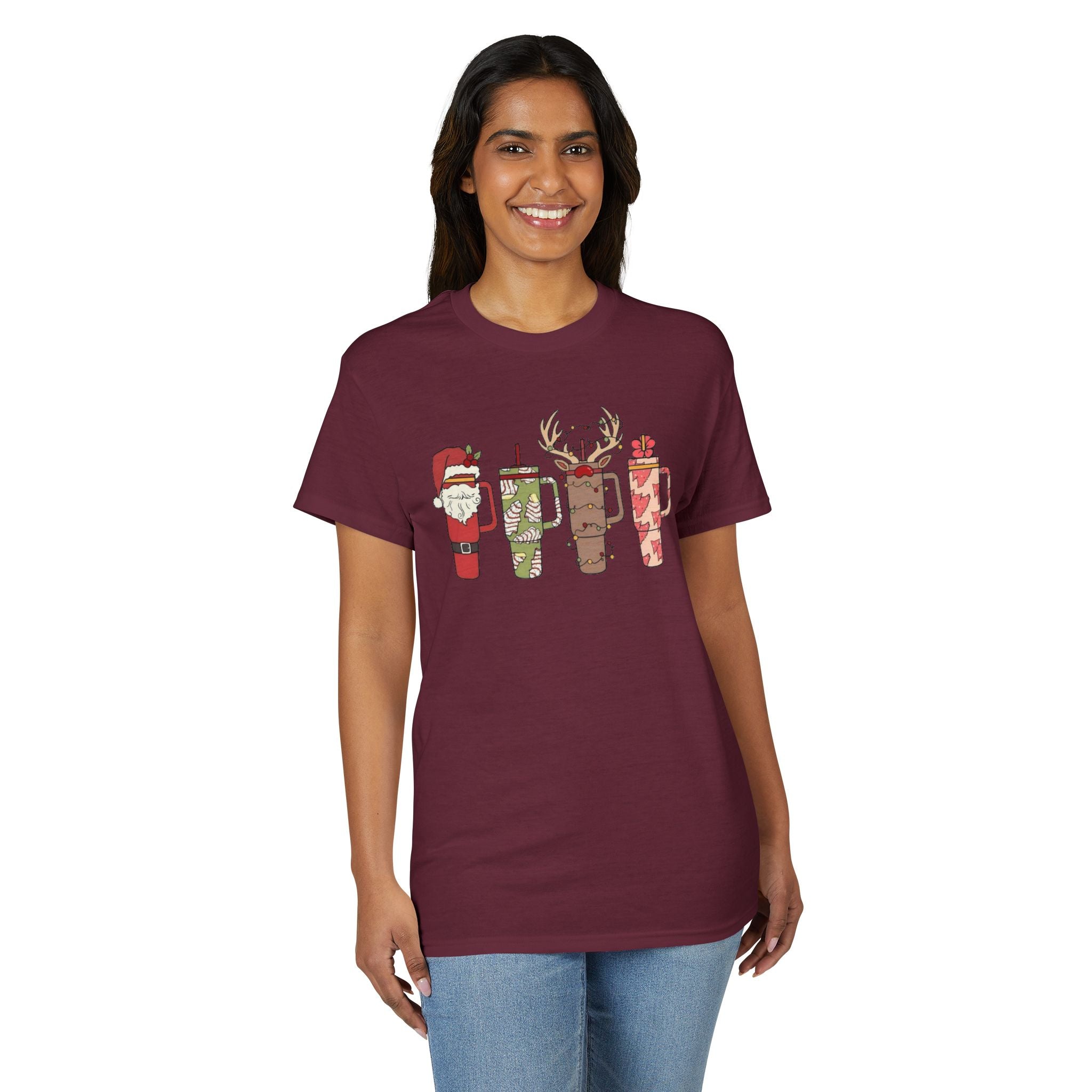 Christmas Cups Gildan unisex T-Shirt