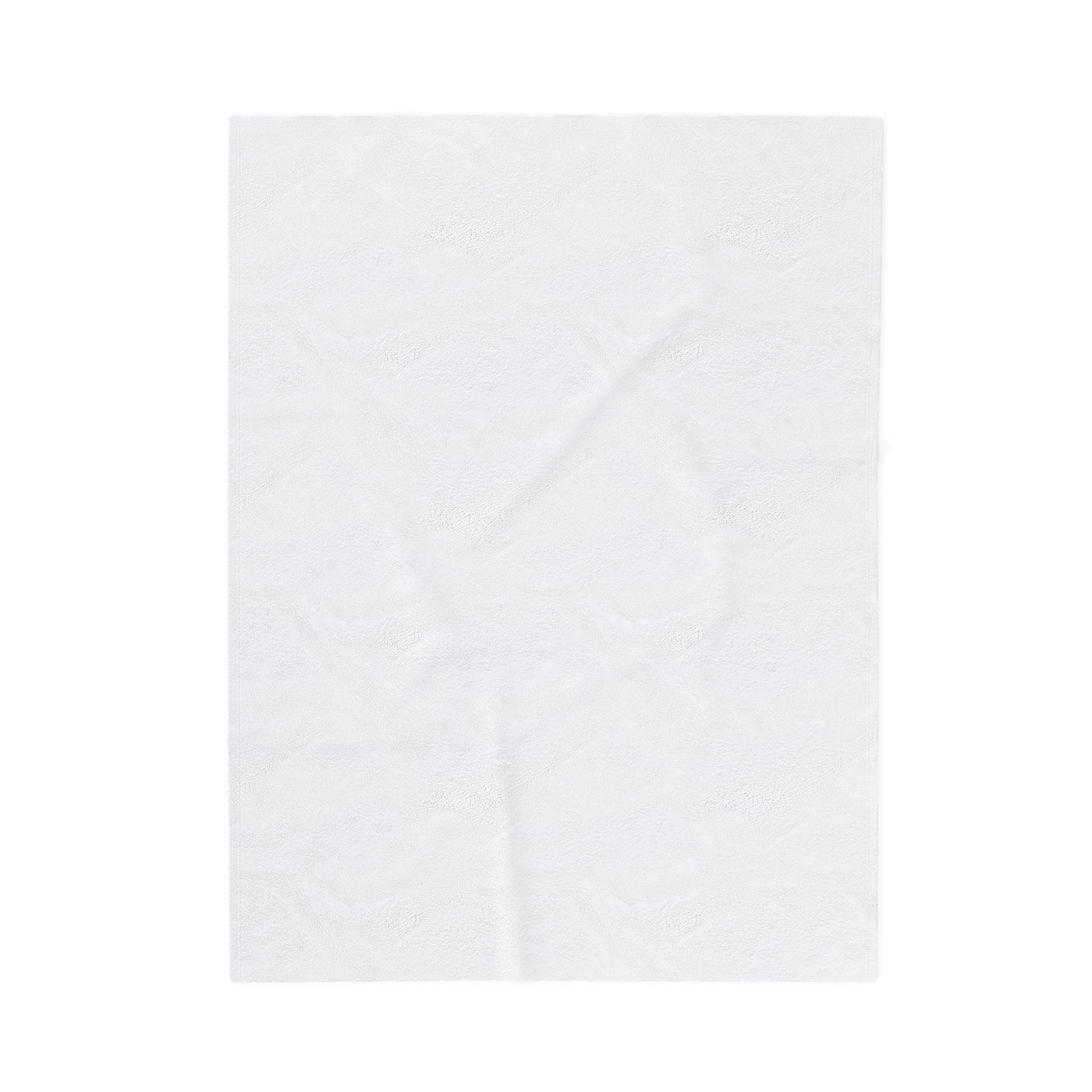 Plush Blanket - Cute Blue Christmas Throw