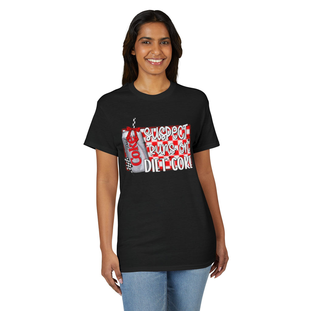 Suspects Runs on Diet Coke Gildan unisex T-Shirt