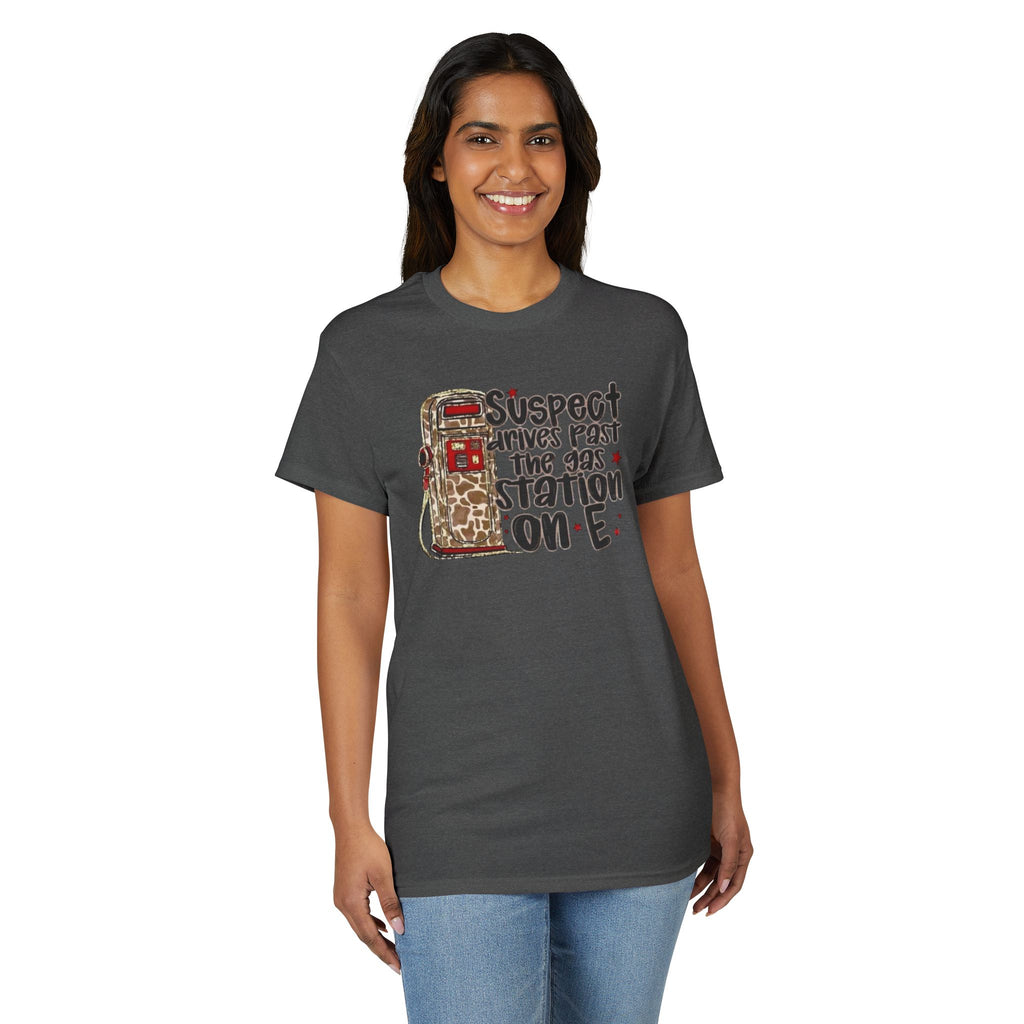 Suspect Drives on E unisex T-Shirt