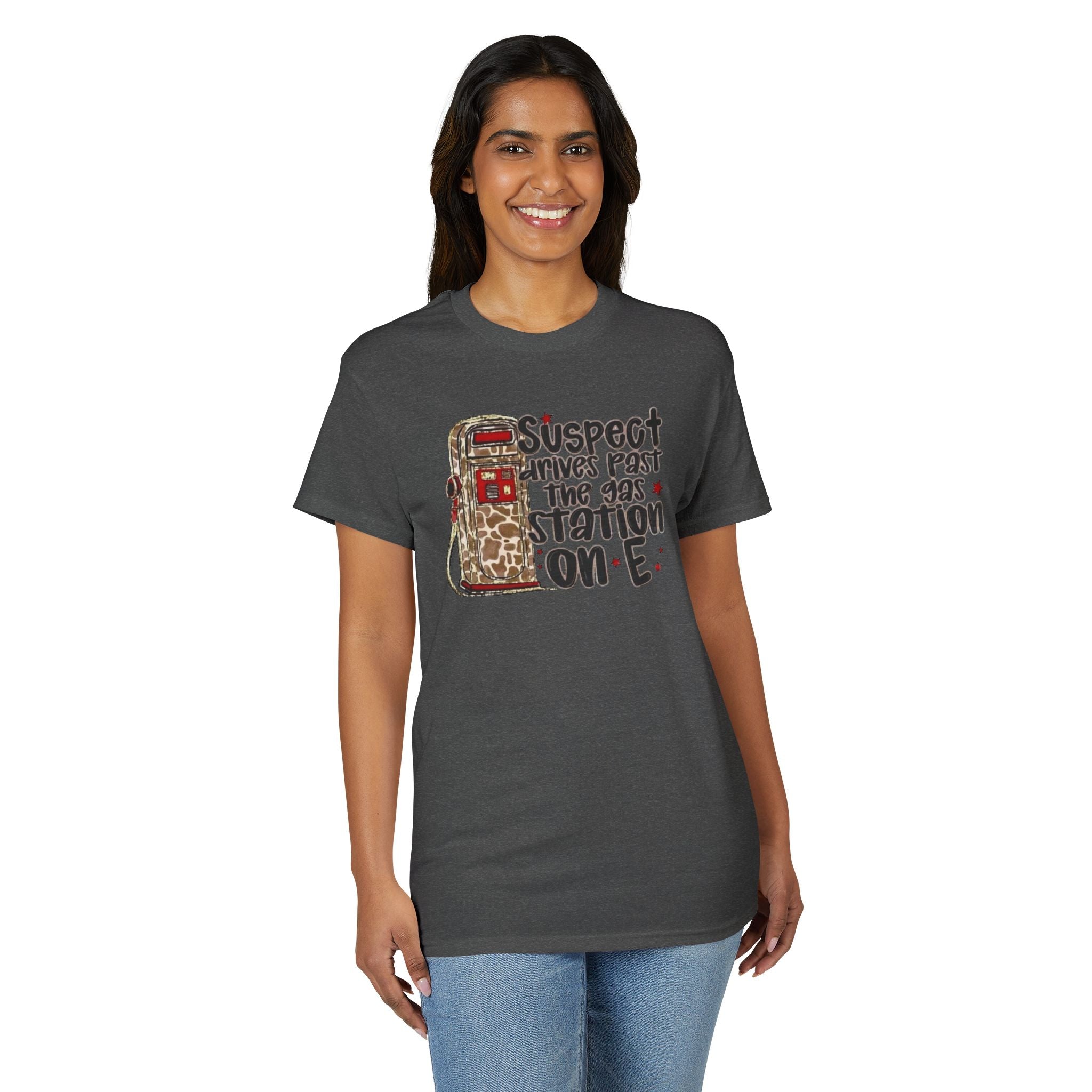 Suspect Drives on E unisex T-Shirt