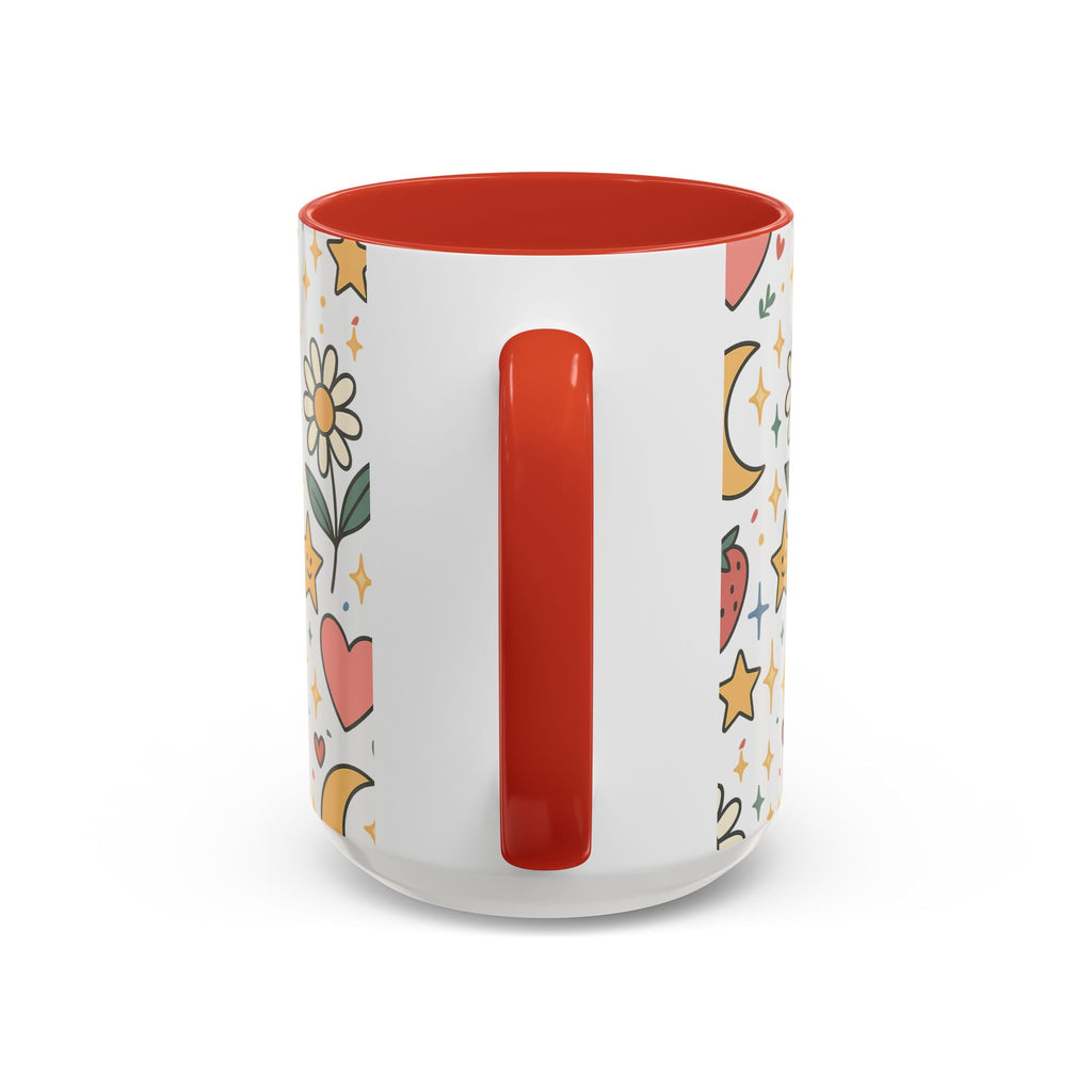Cute Strawberries/ Flowers Mug