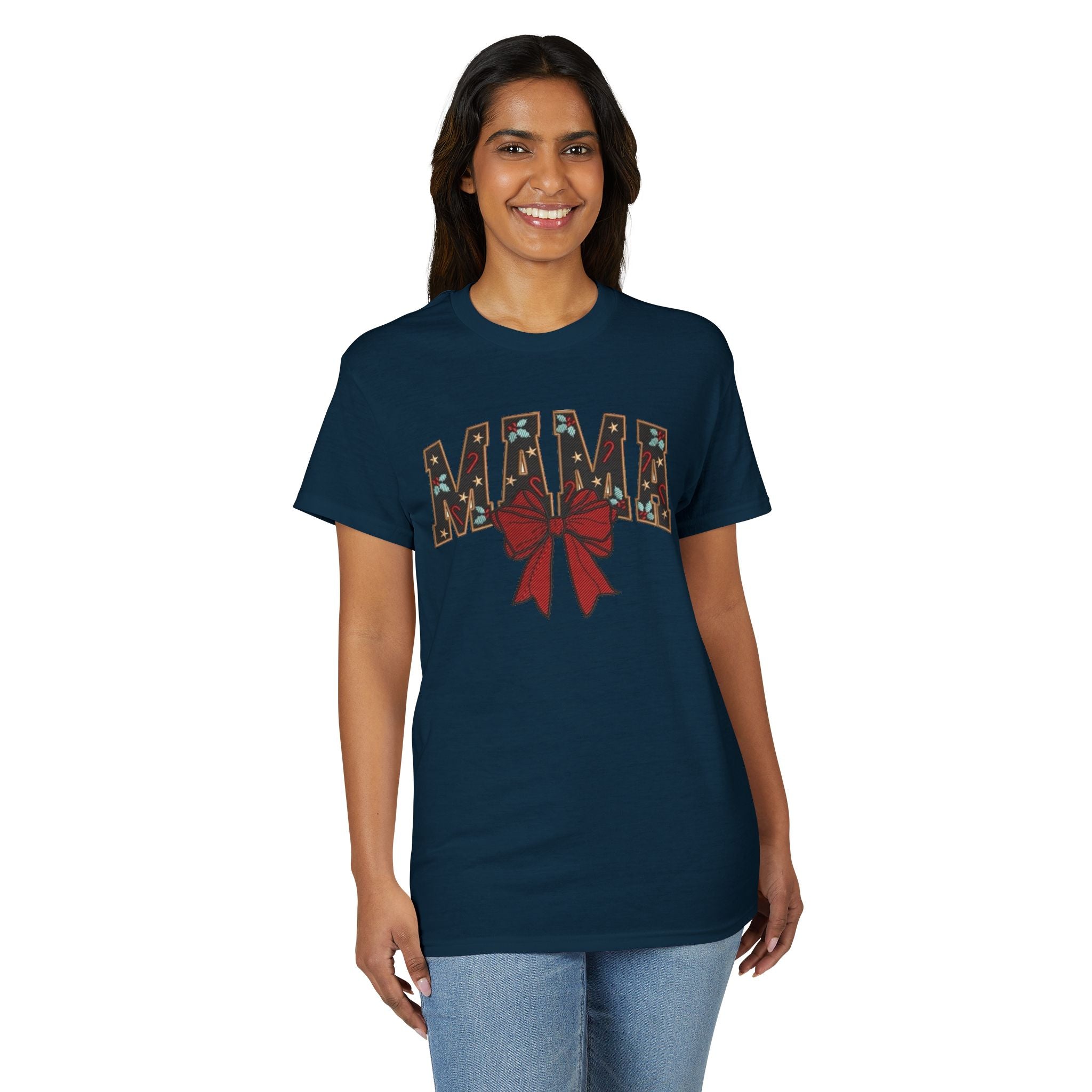 Festive Bow Mama Gildan unisex T-Shirt