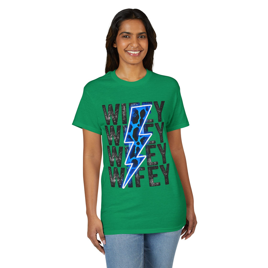 Blue Wifey Gildan unisex T-Shirt