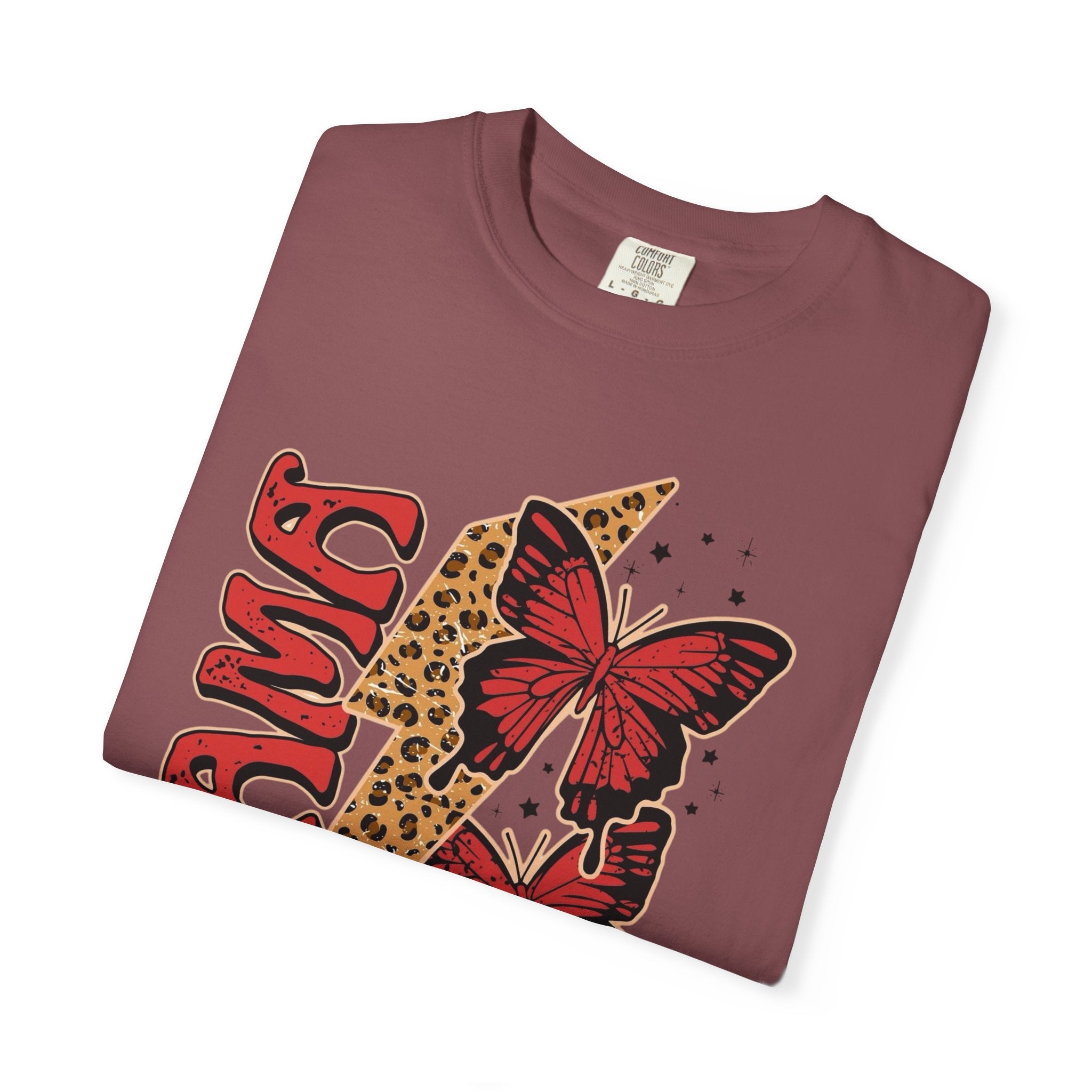 Cheetah Butterfly Mama Unisex T-Shirt