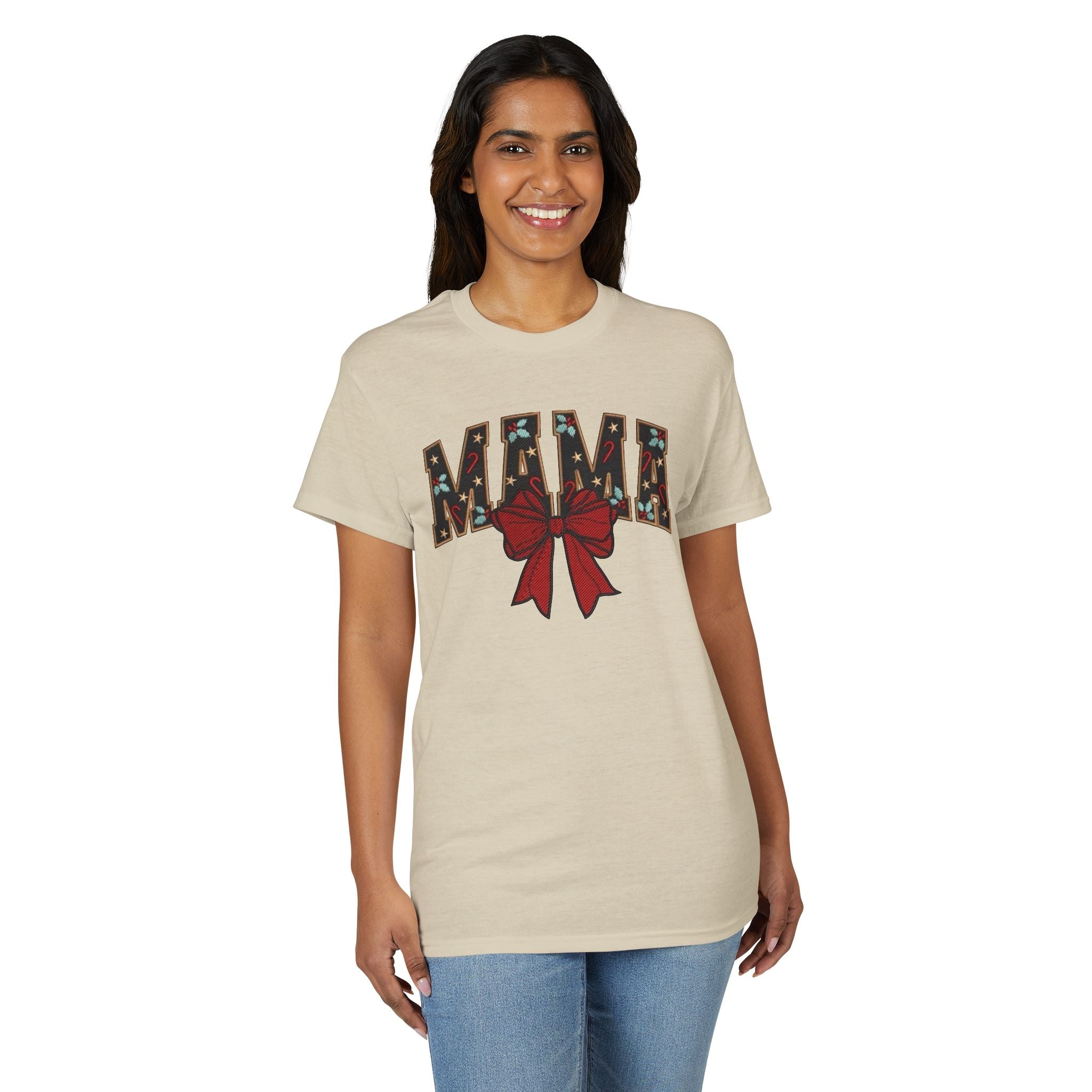 Festive Bow Mama Gildan unisex T-Shirt