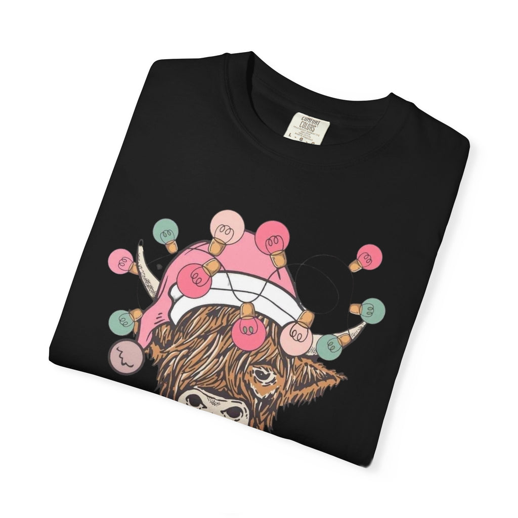 Christmas Cow Unisex T-Shirt
