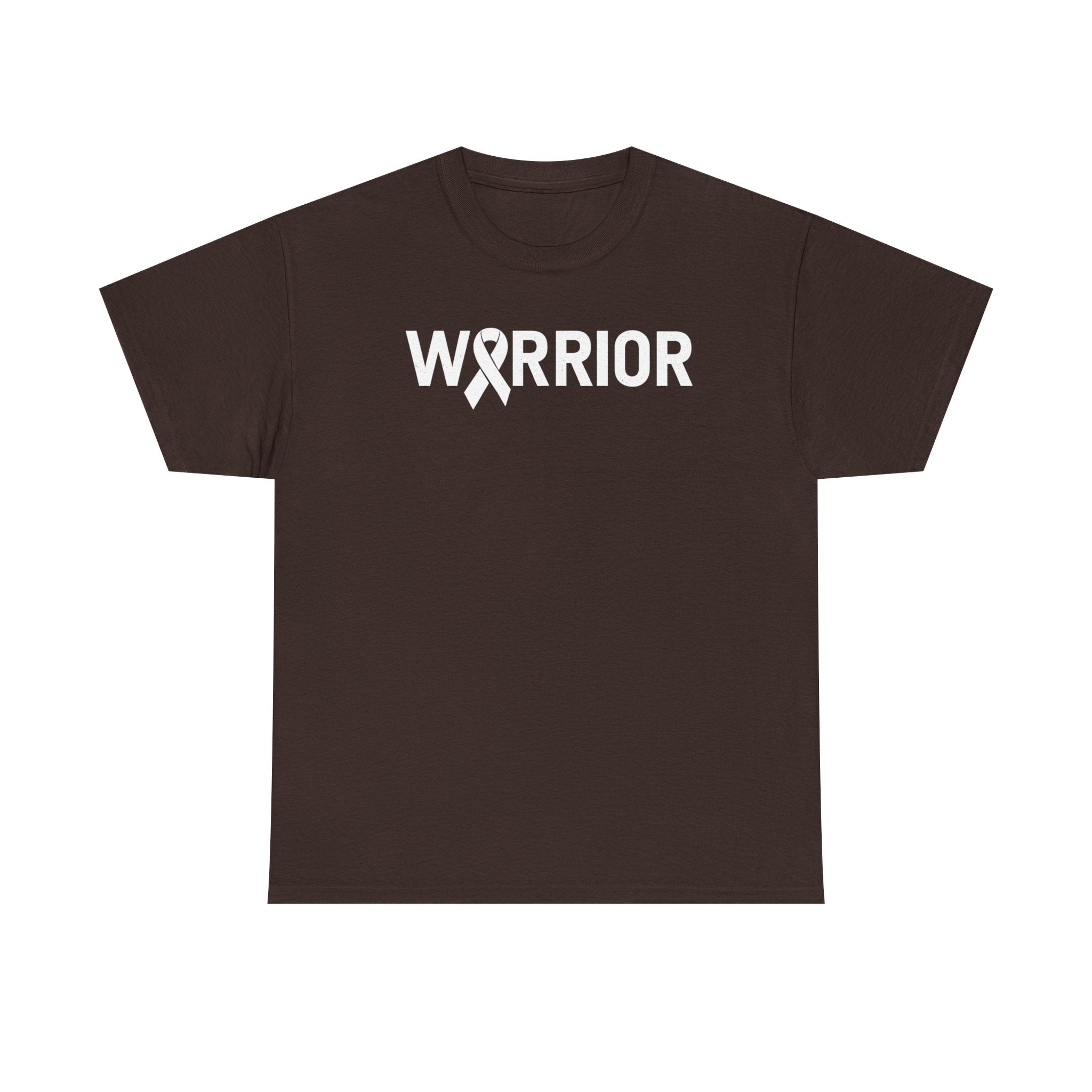 White Ribbon Warrior Unisex Gildan T-Shirt