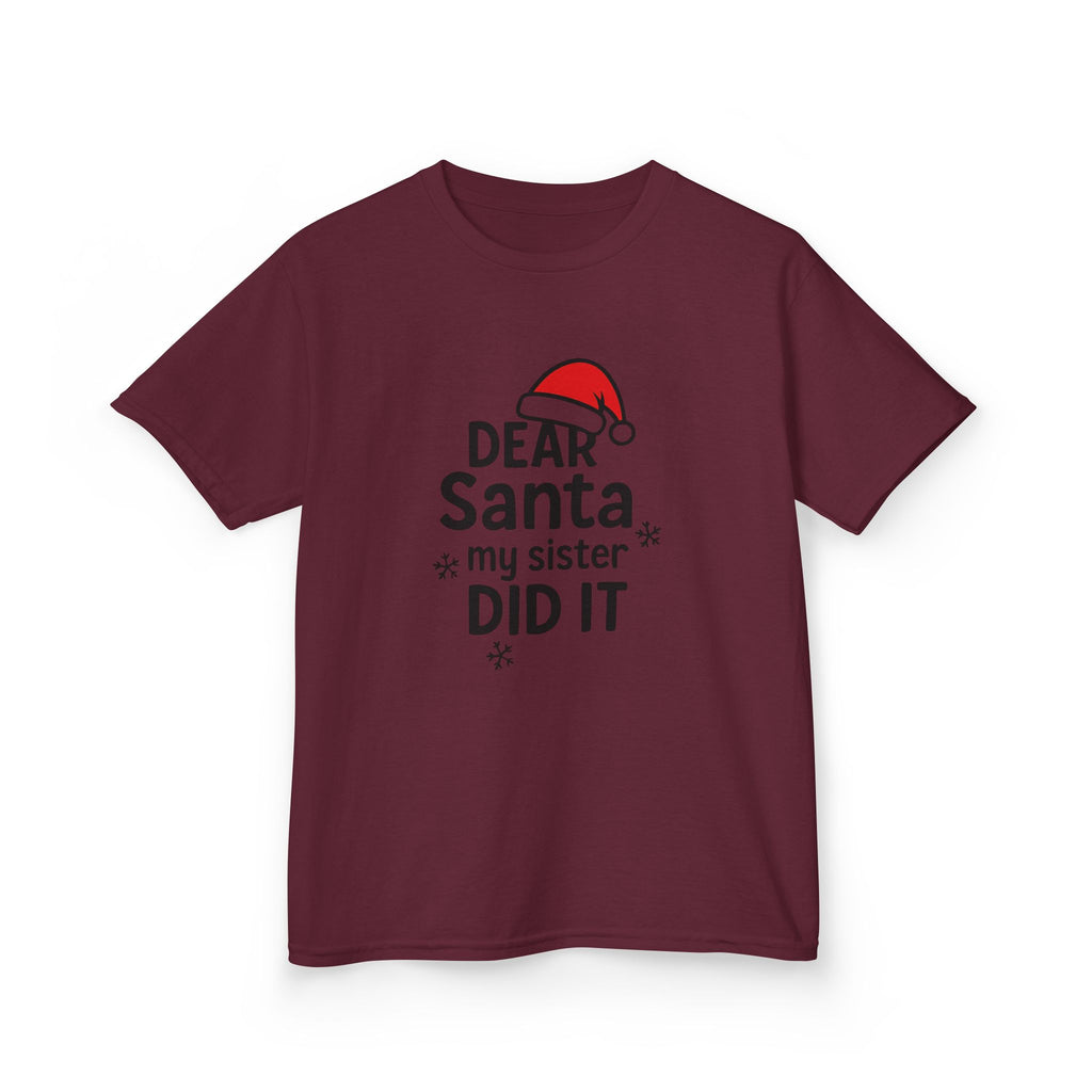 My Sister Did It Kids Tee