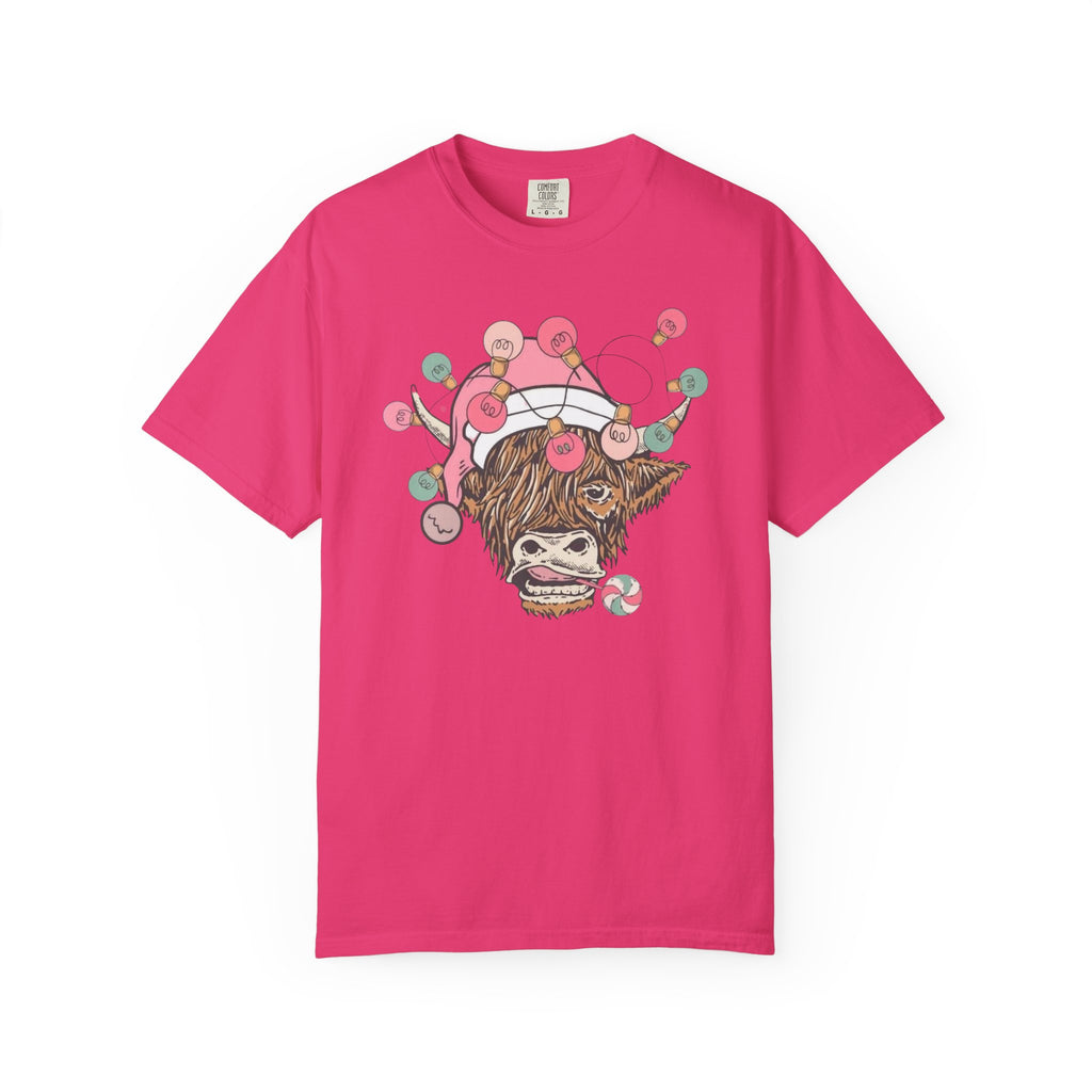 Christmas Cow Unisex T-Shirt