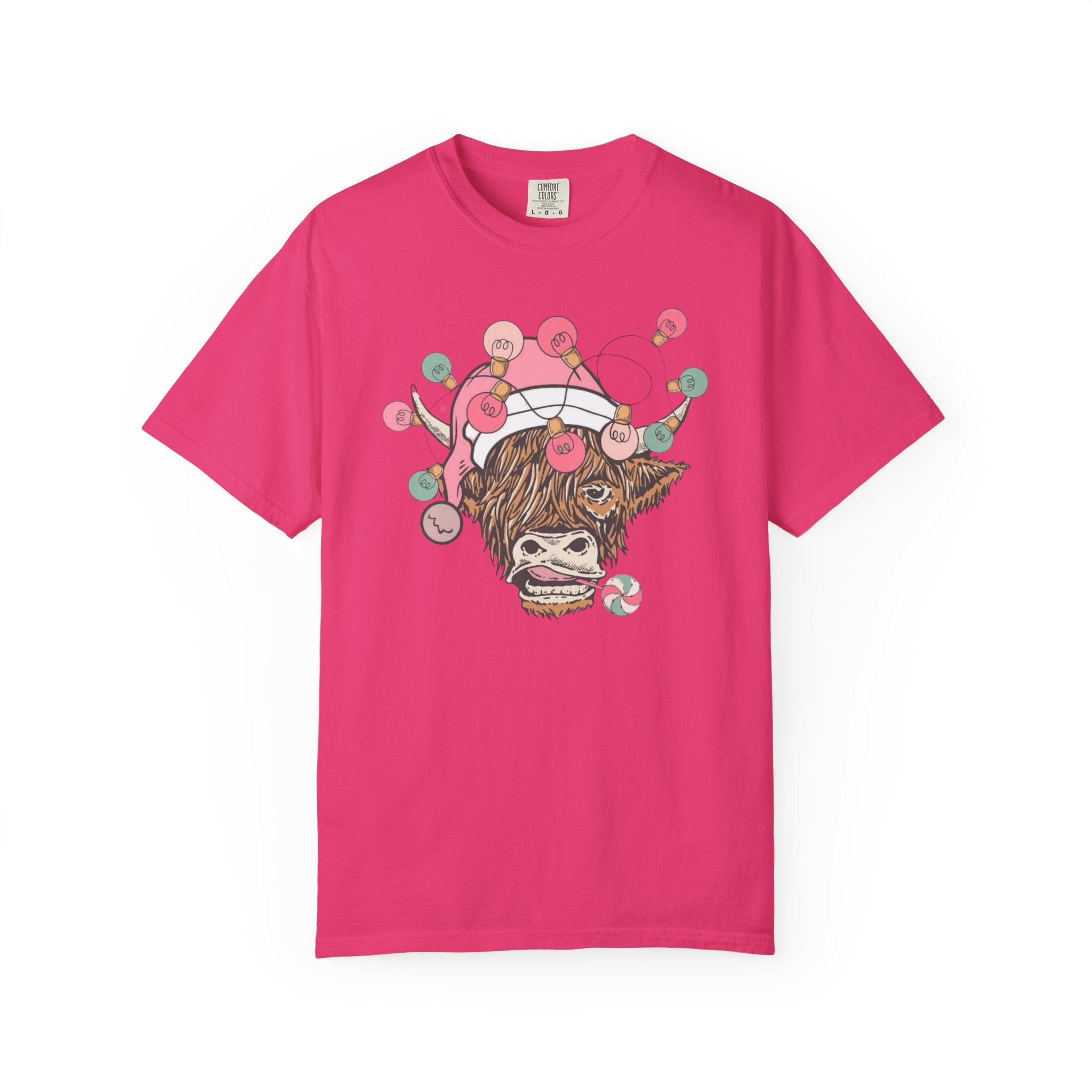 Christmas Cow Unisex T-Shirt