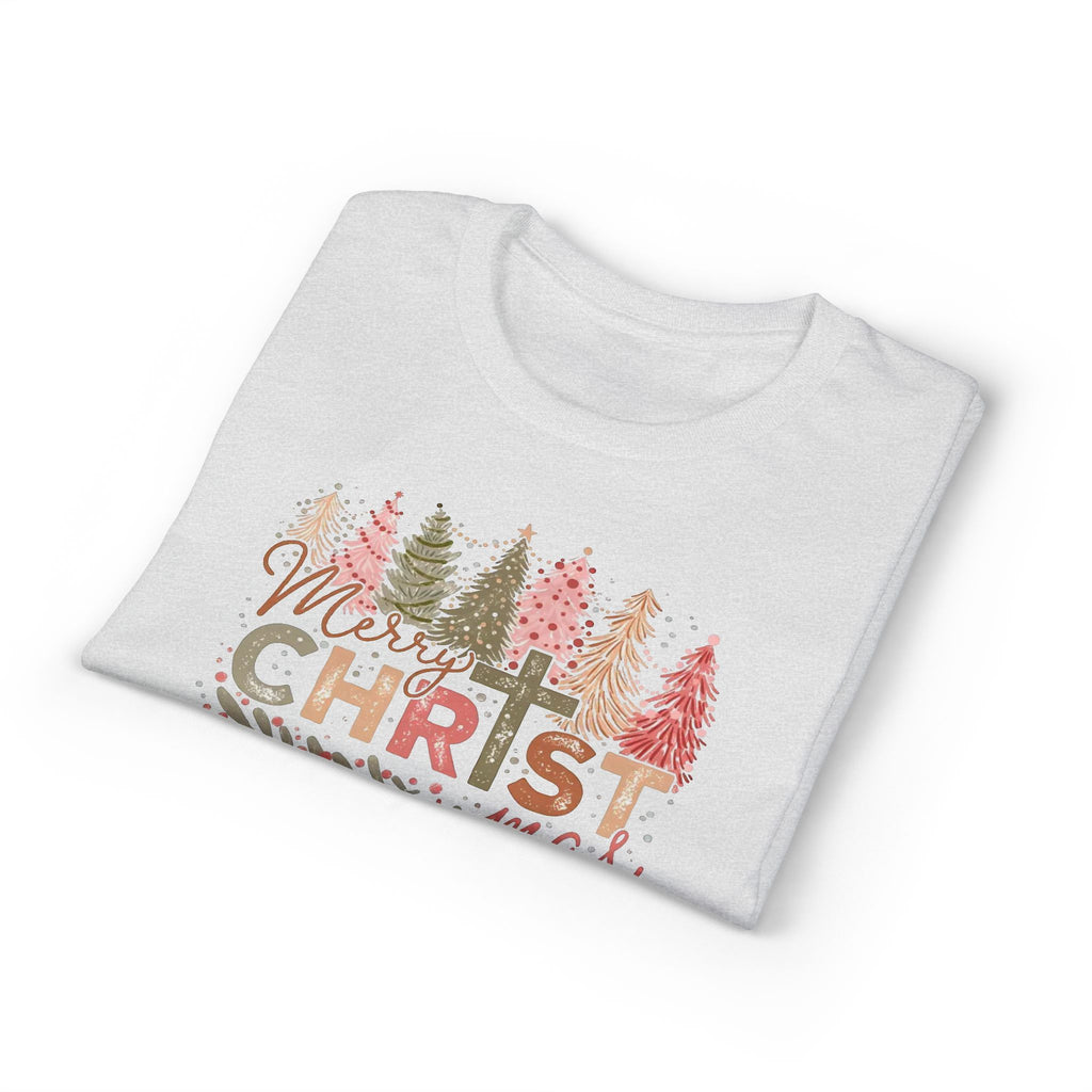 Merry Christmas Cross Gildan unisex T-Shirt