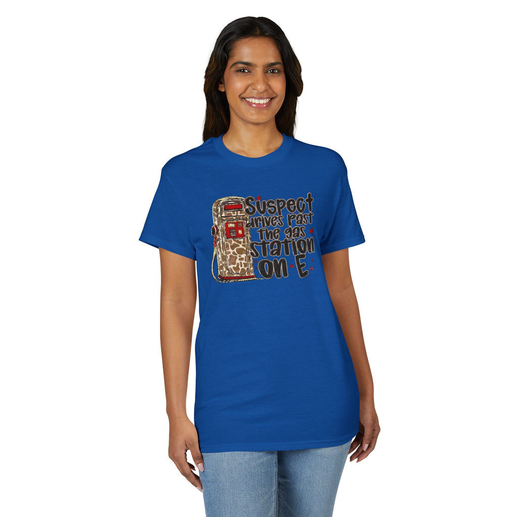 Suspect Drives on E unisex T-Shirt
