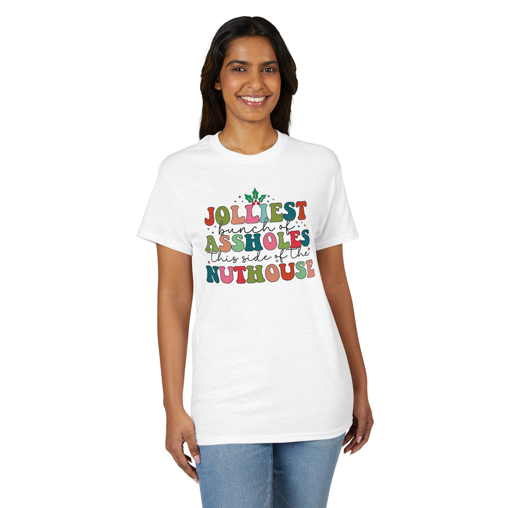 Jolliest Nuthouse Gildan unisex T-Shirt
