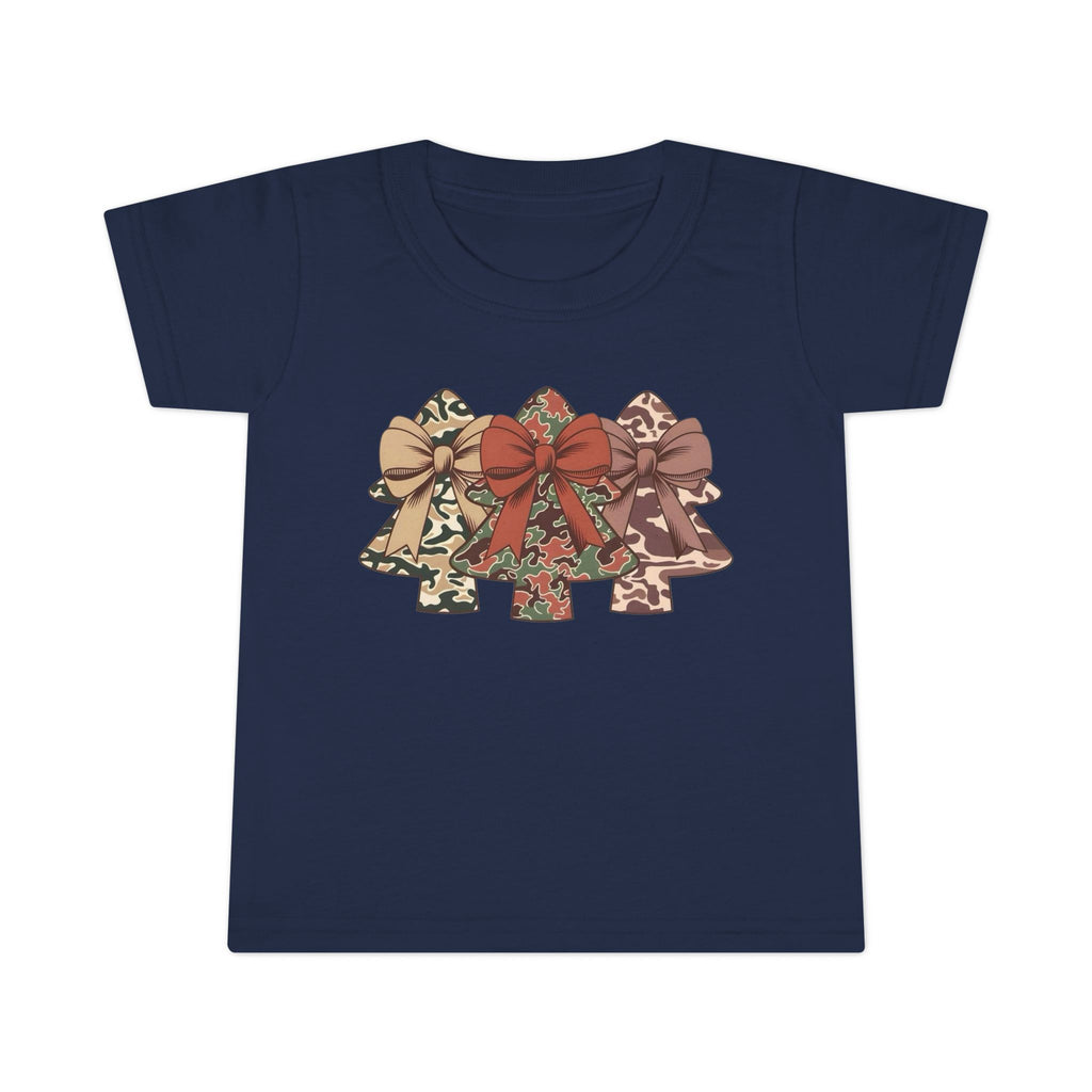 Camo Bow Trees Toddler T-Shirt