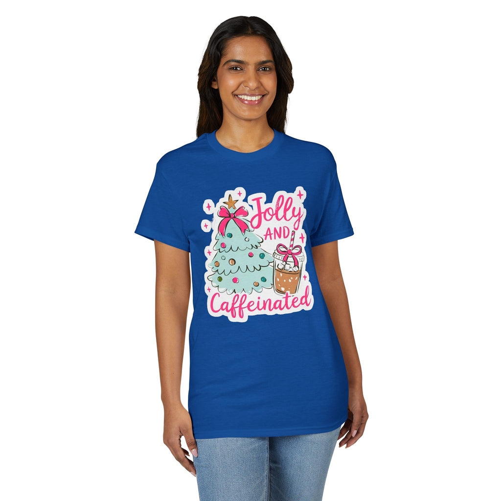Jolly and Caffeinated Gildan unisex T-Shirt