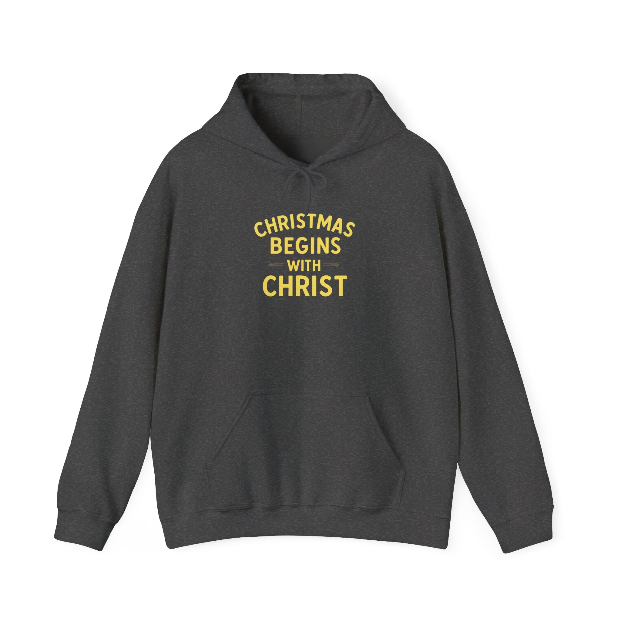 Christmas Begins with Christ Hoodie