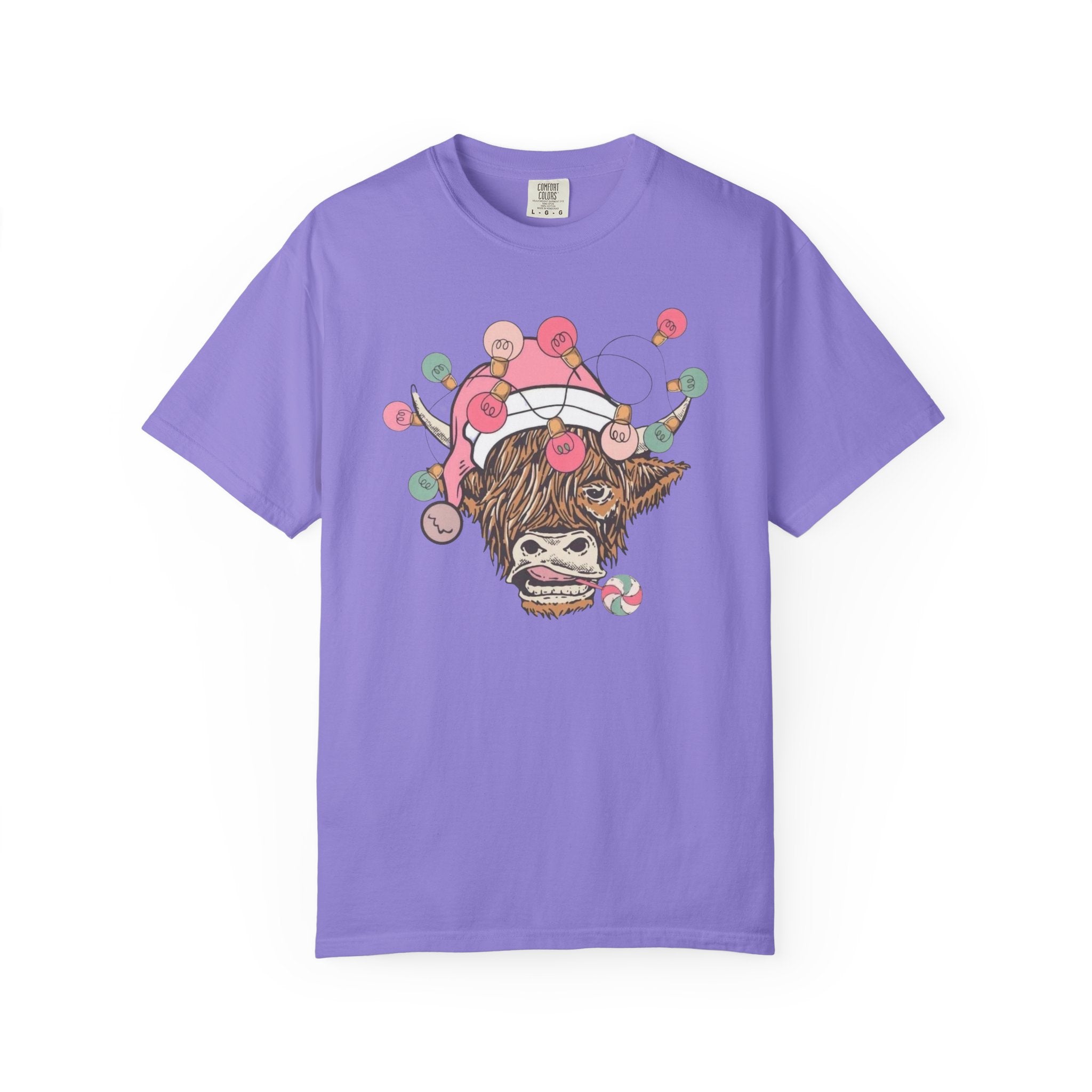 Christmas Cow Unisex T-Shirt