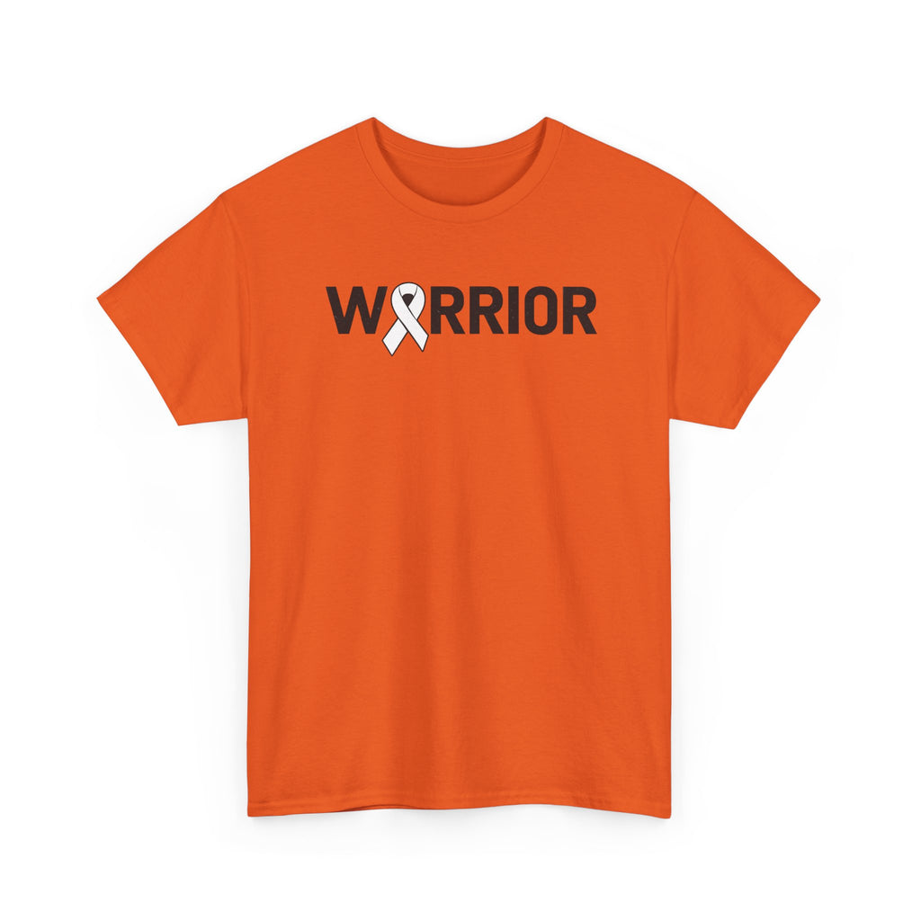 White Ribbon Warrior Unisex Gildan T-Shirt