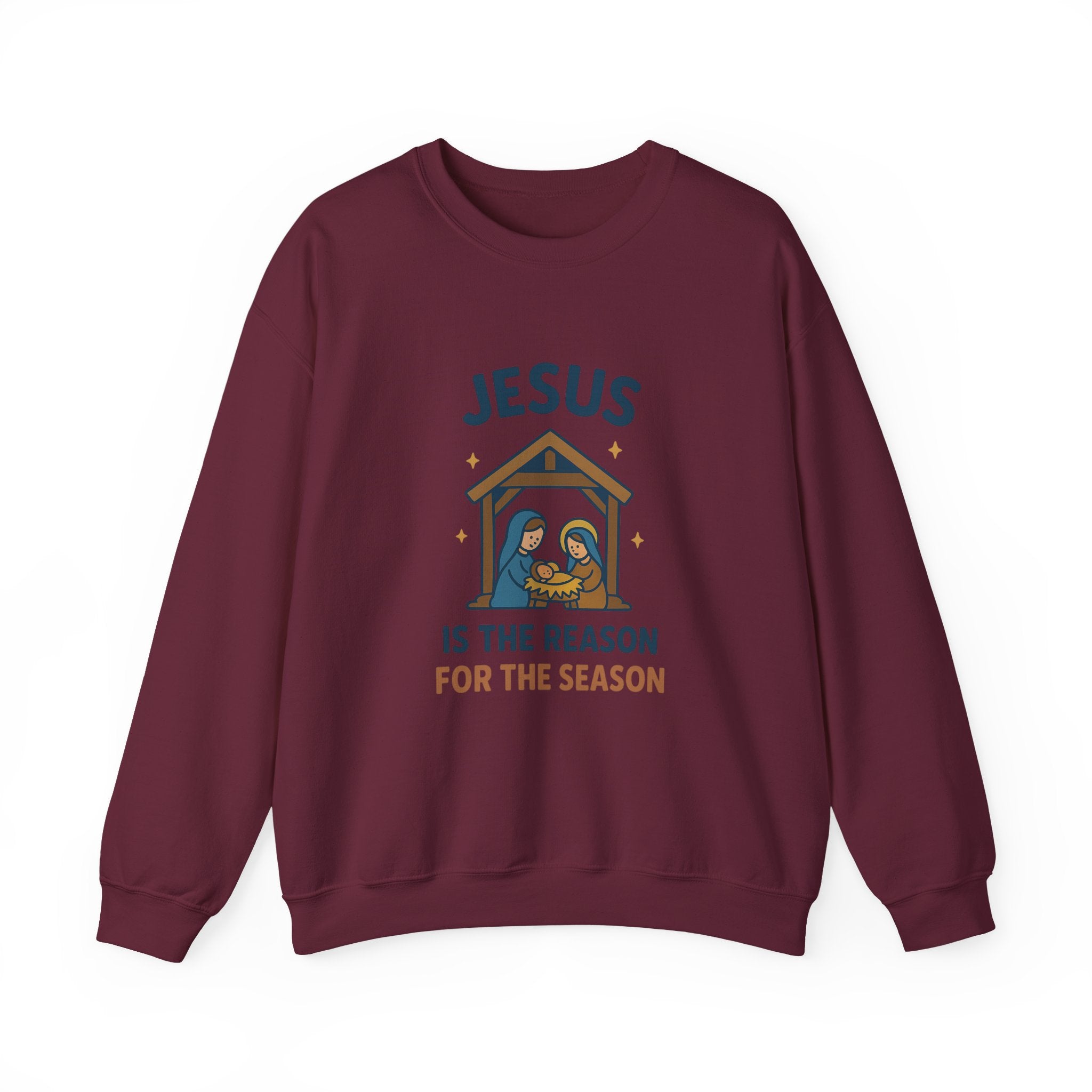 Christmas Sweatshirt - Jesus is the Reason for the Season