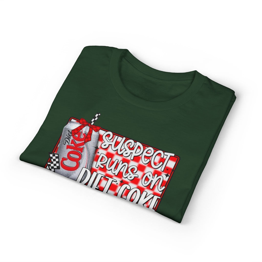 Suspects Runs on Diet Coke Gildan unisex T-Shirt