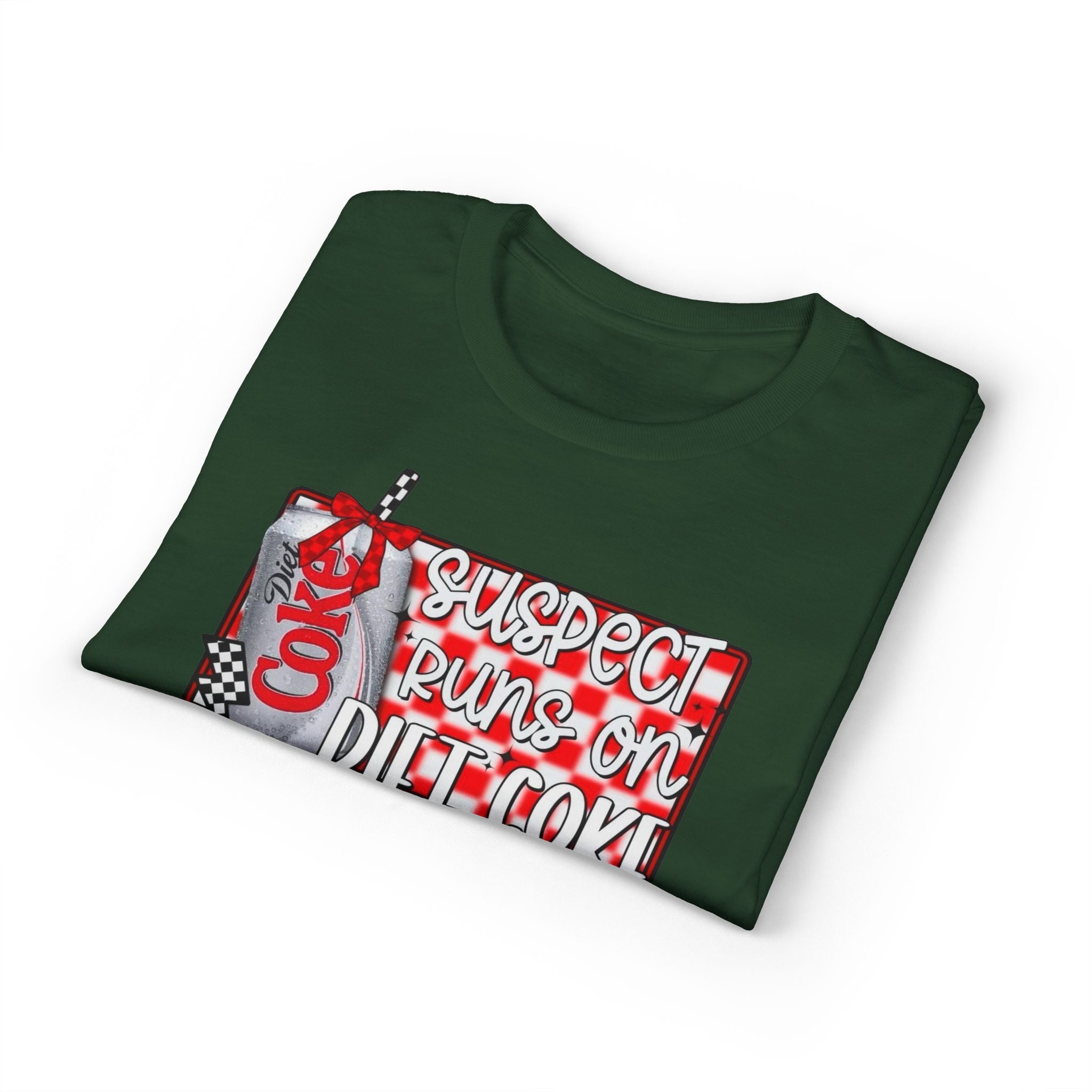 Suspects Runs on Diet Coke Gildan unisex T-Shirt