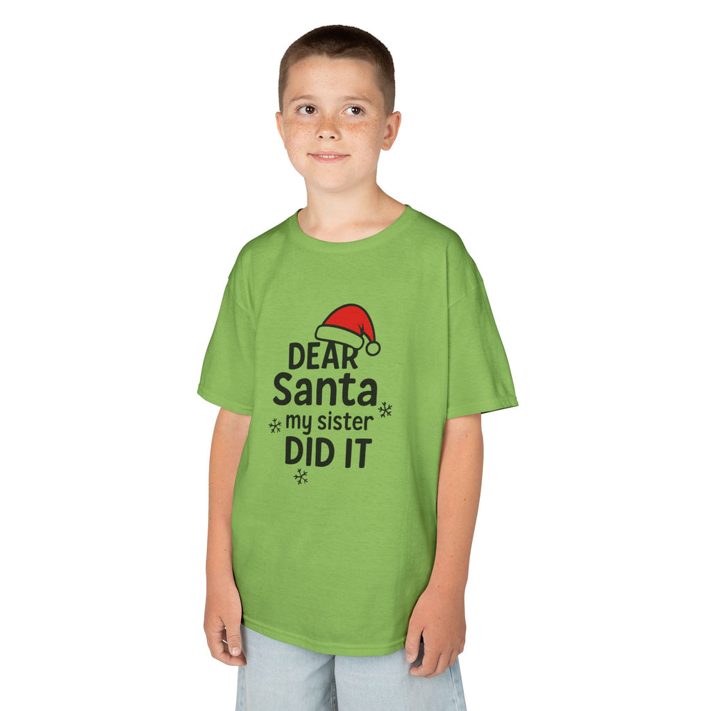 My Sister Did It Kids Tee