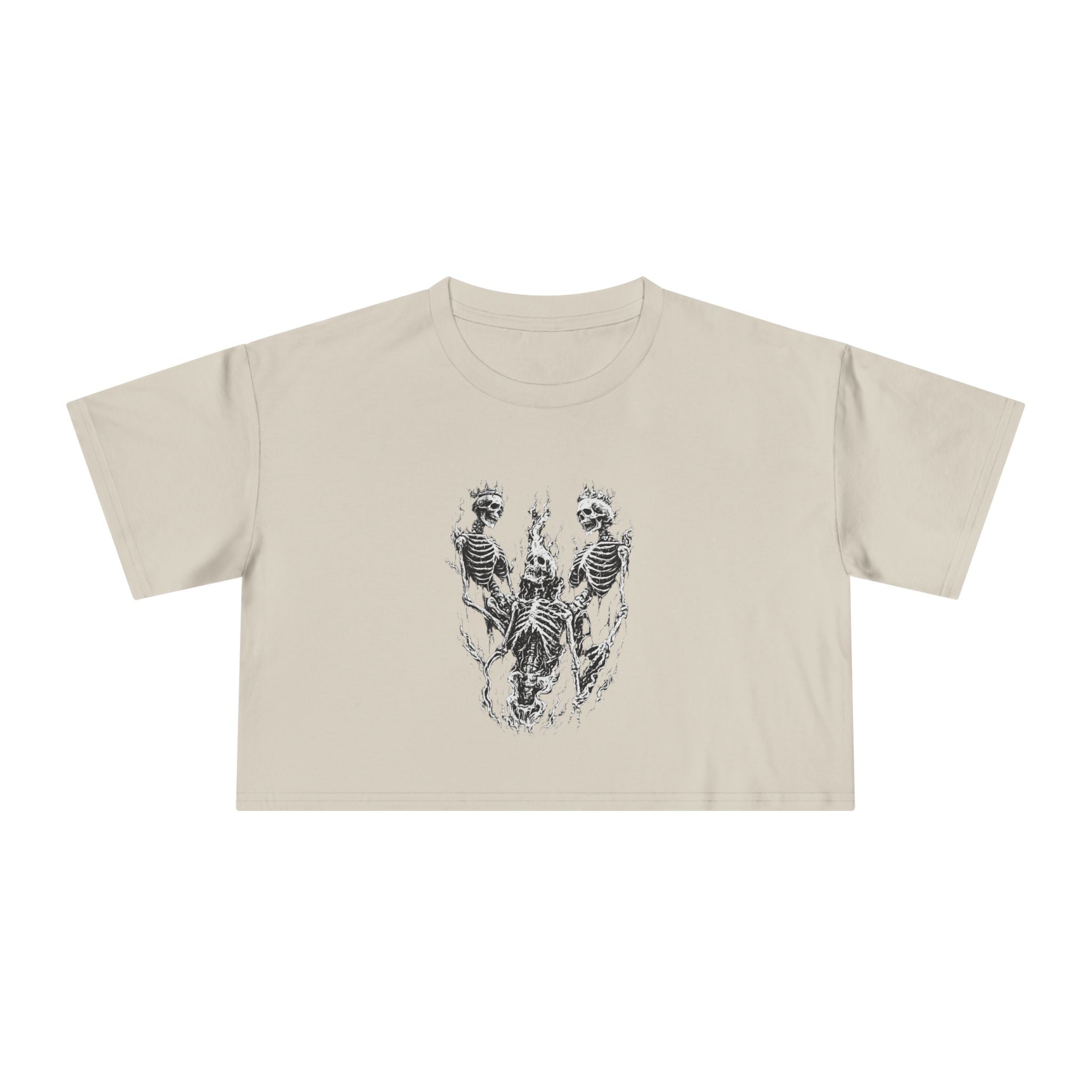 Crop Tee – Skeletons