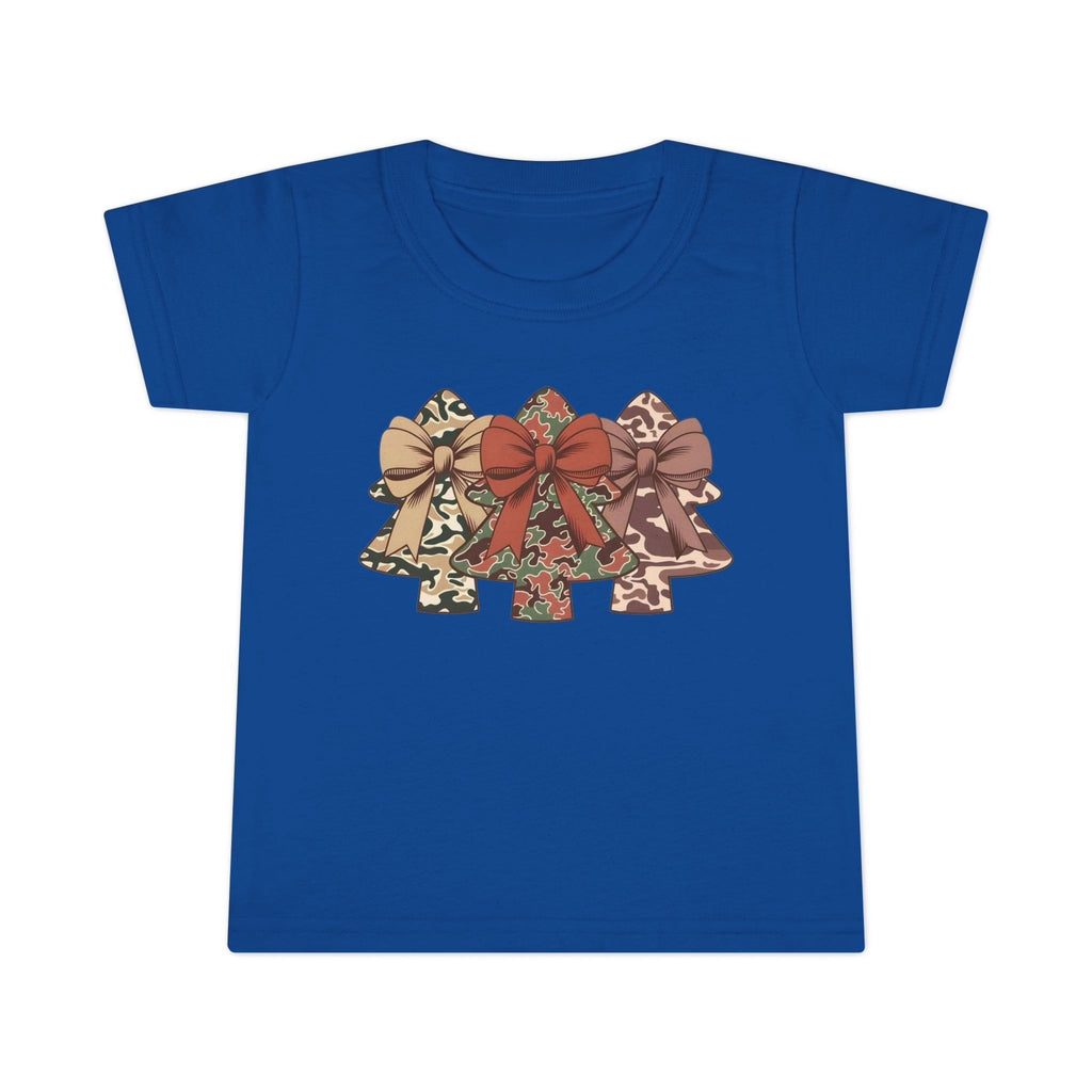 Camo Bow Trees Toddler T-Shirt