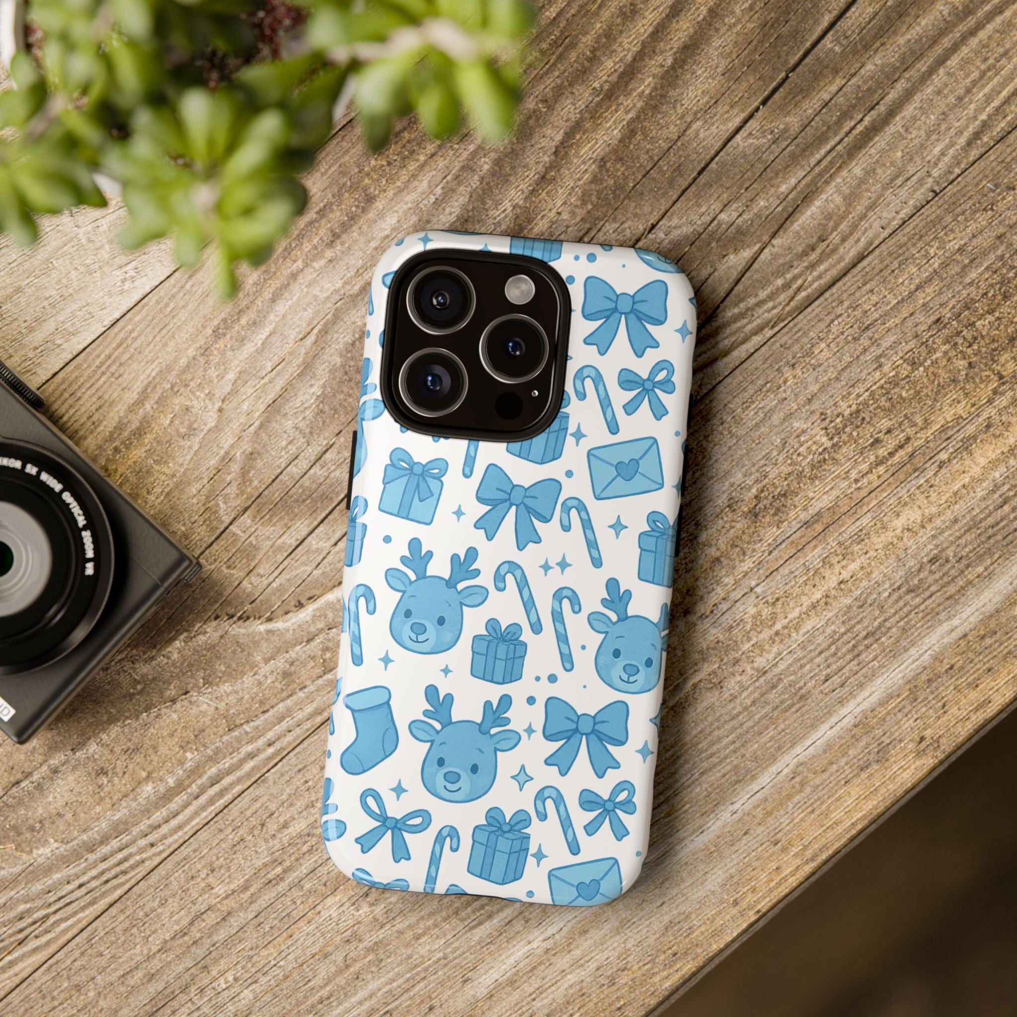 Cute Blue Christmas Phone Case