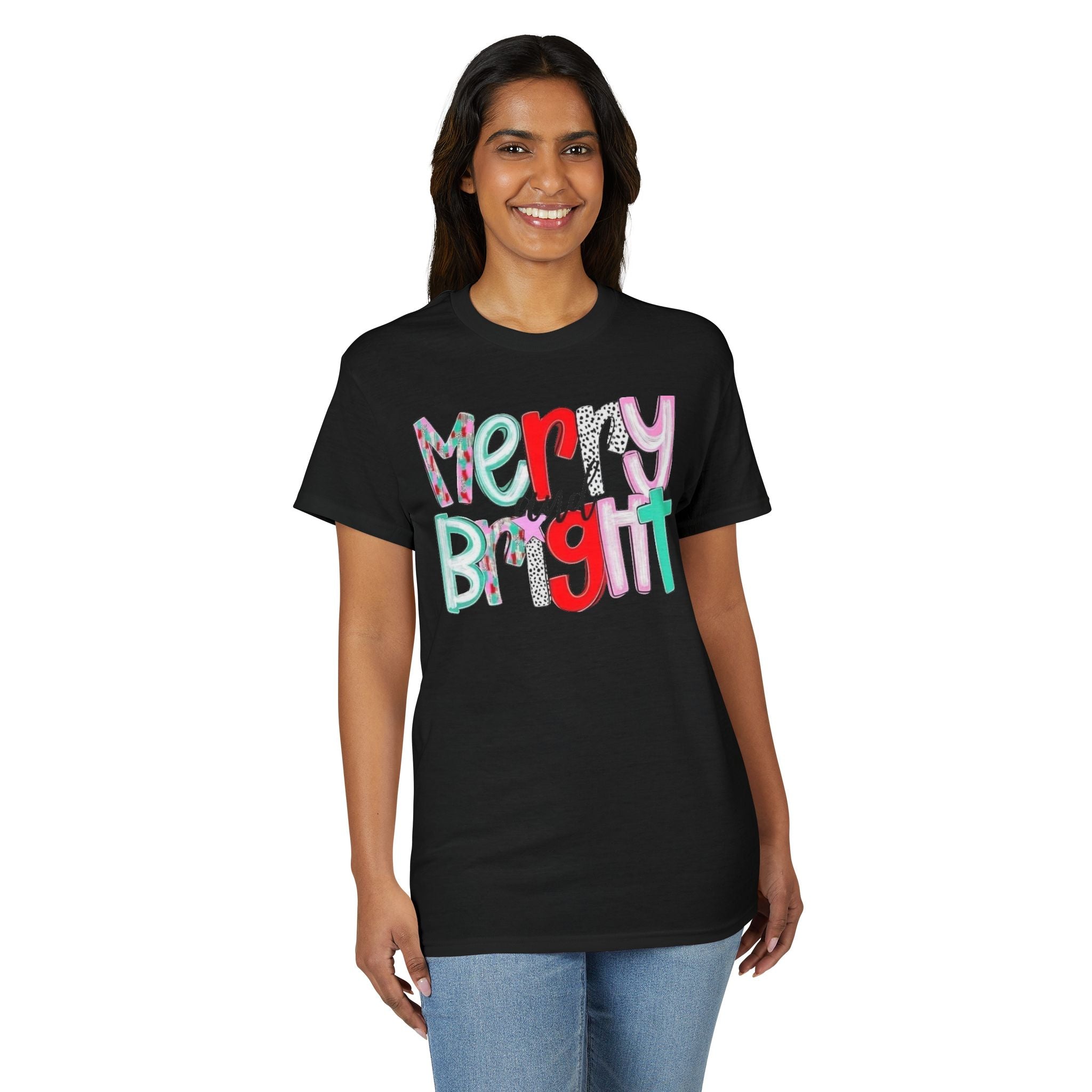 Merry & Bright Gildan unisex T-shirt