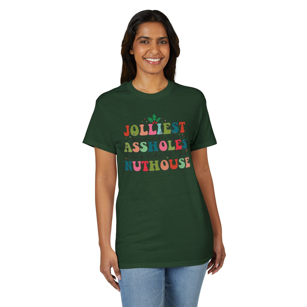 Jolliest Nuthouse Gildan unisex T-Shirt