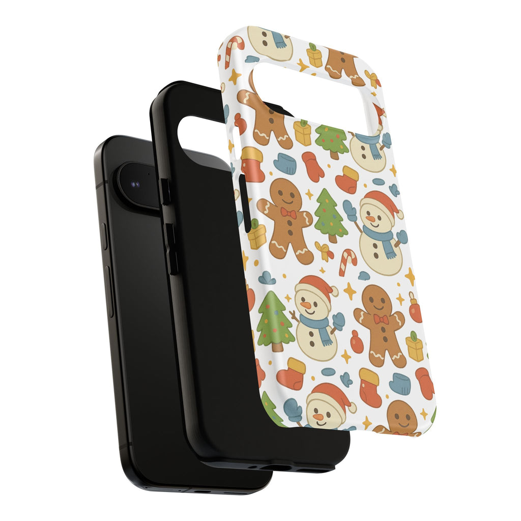 Cute Gingerbread/ Snowmen Christmas Phone Case