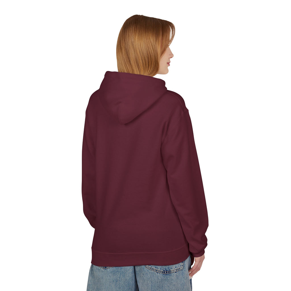 Buffalo Plaid Jolly Santa Fleece Hoodie