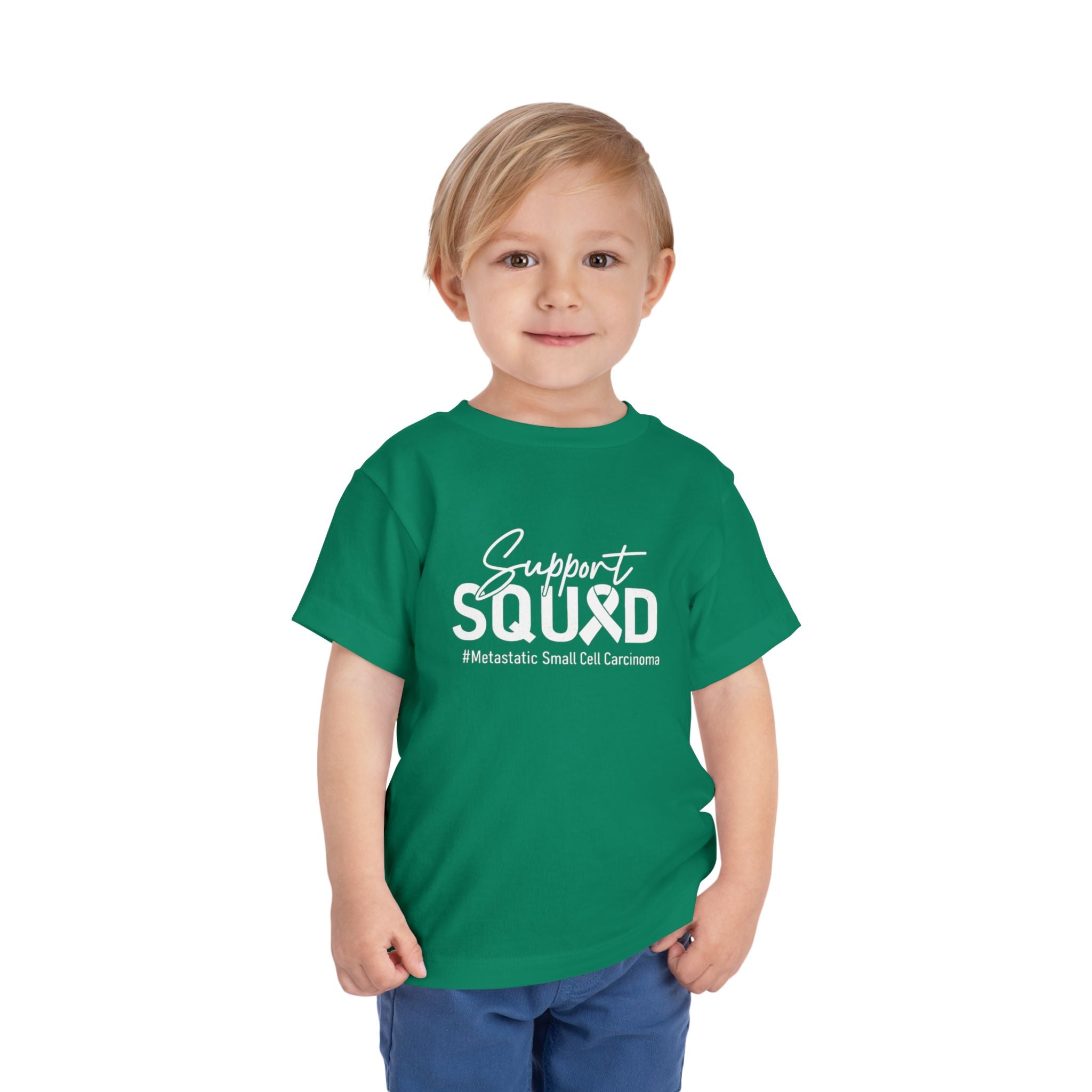 White Ribbon Support Toddler Tee