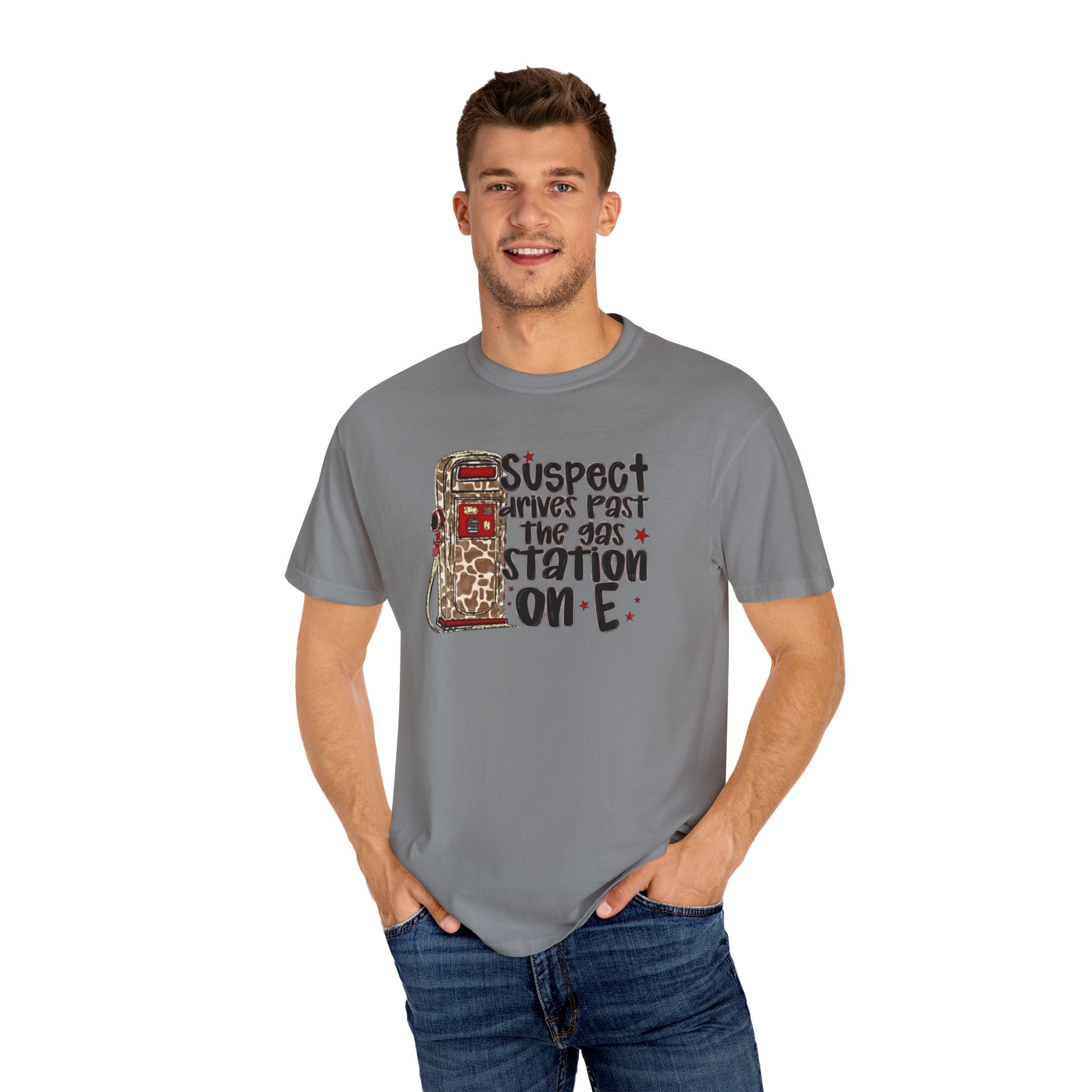 Suspect Drives on E Unisex T-Shirt