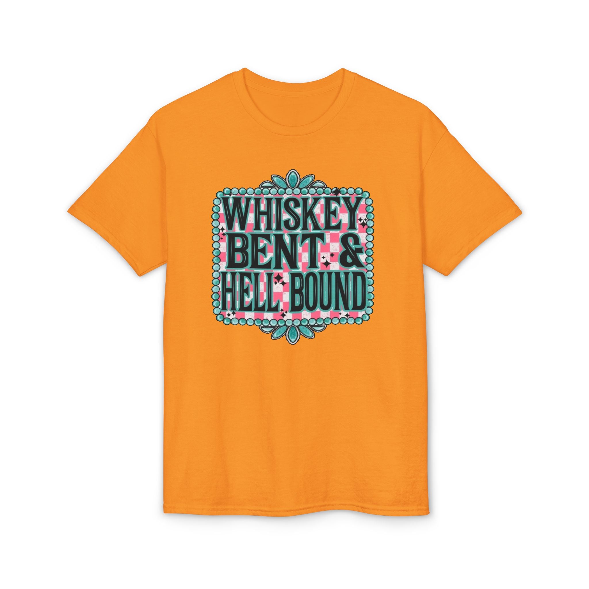 Whiskey Bent and Hell Bound Gildan unisex T-Shirt