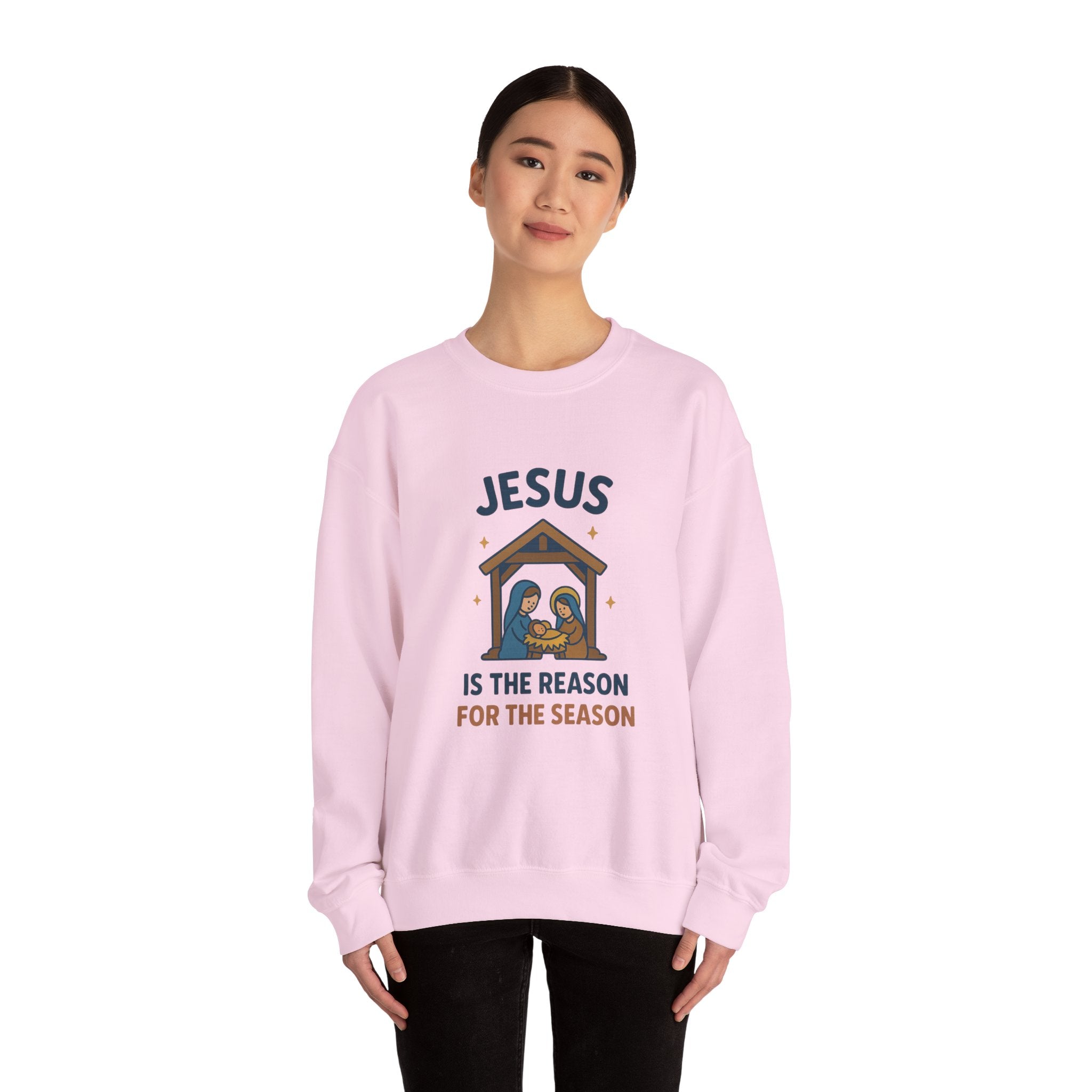 Christmas Sweatshirt - Jesus is the Reason for the Season