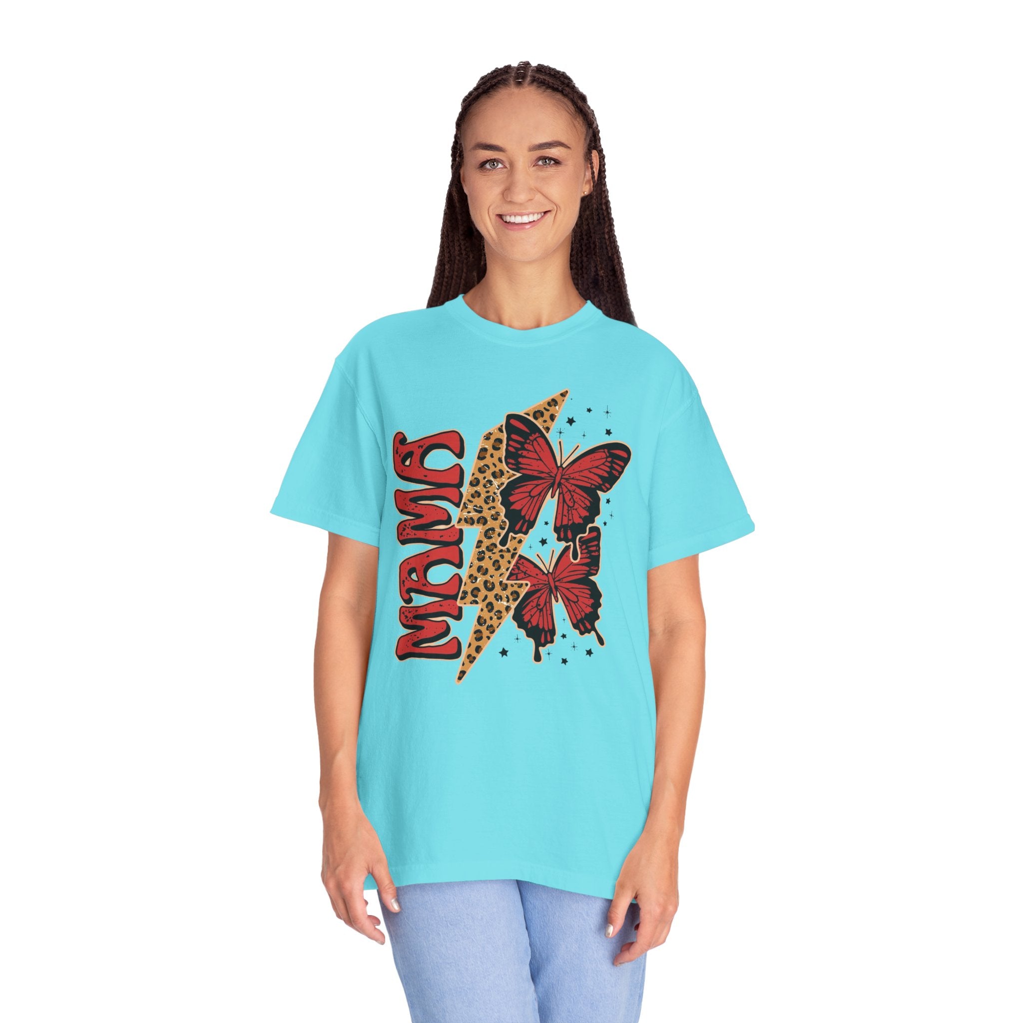 Cheetah Butterfly Mama Unisex T-Shirt