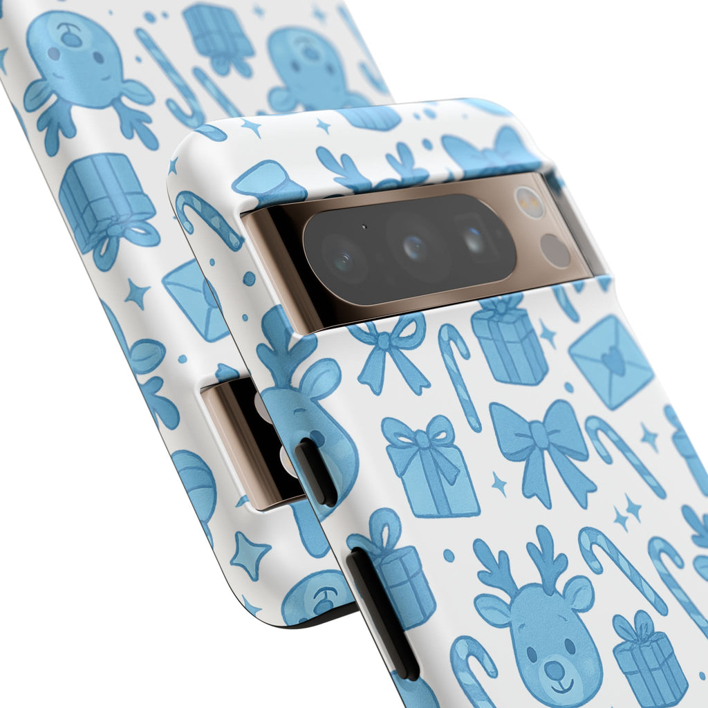 Cute Blue Christmas Phone Case